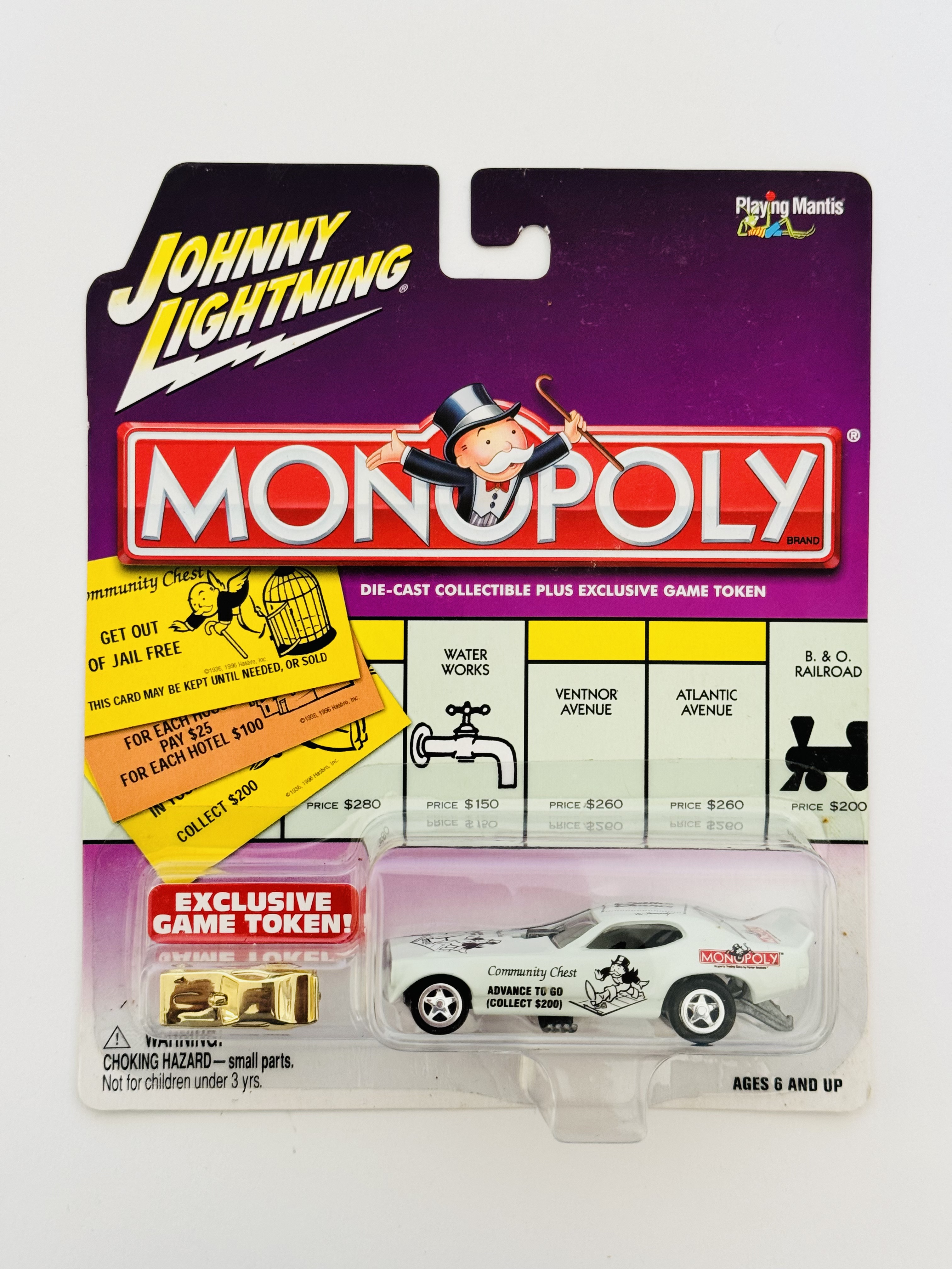 Johnny Lightning Monopoly Advance To Go '71 Satellite Funny Car