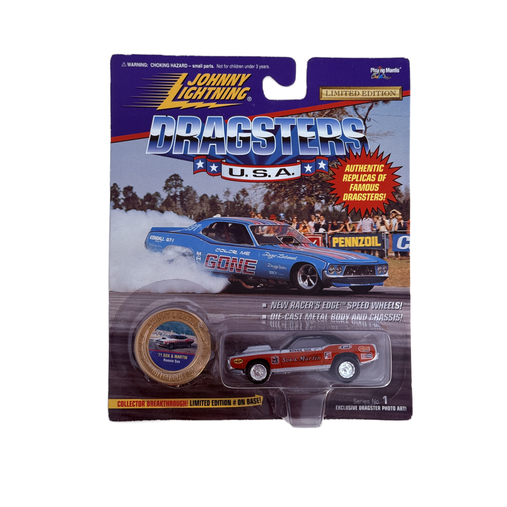 Johnny Lightning Lightning Dragsters U.S.A. '71 Sox & Martin - Silver