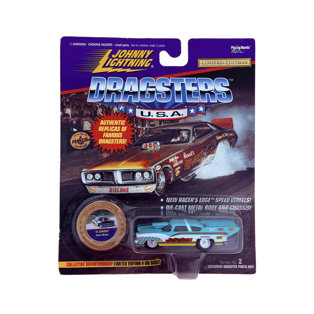 Johnny Lightning Dragsters U.S.A. '55 Jukebox - Green