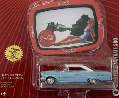 Johnny Lightning Coca-Cola 1963 Ford Galaxie 500 1