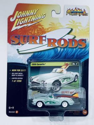 12533-Johnny-Lightning-Surf-Rods-1958-Corvette
