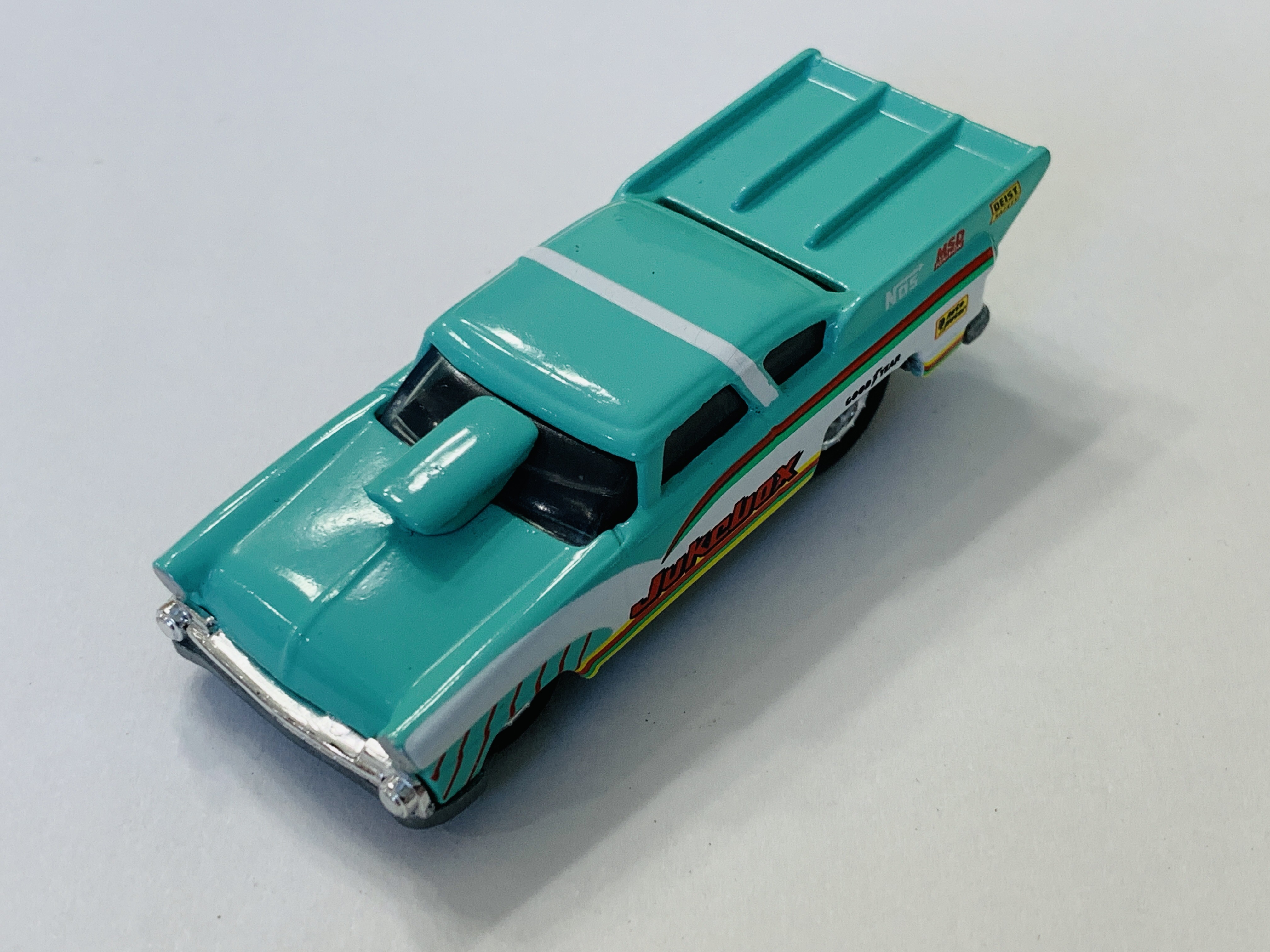 Johnny Lightning Jukebox Dragster Teal