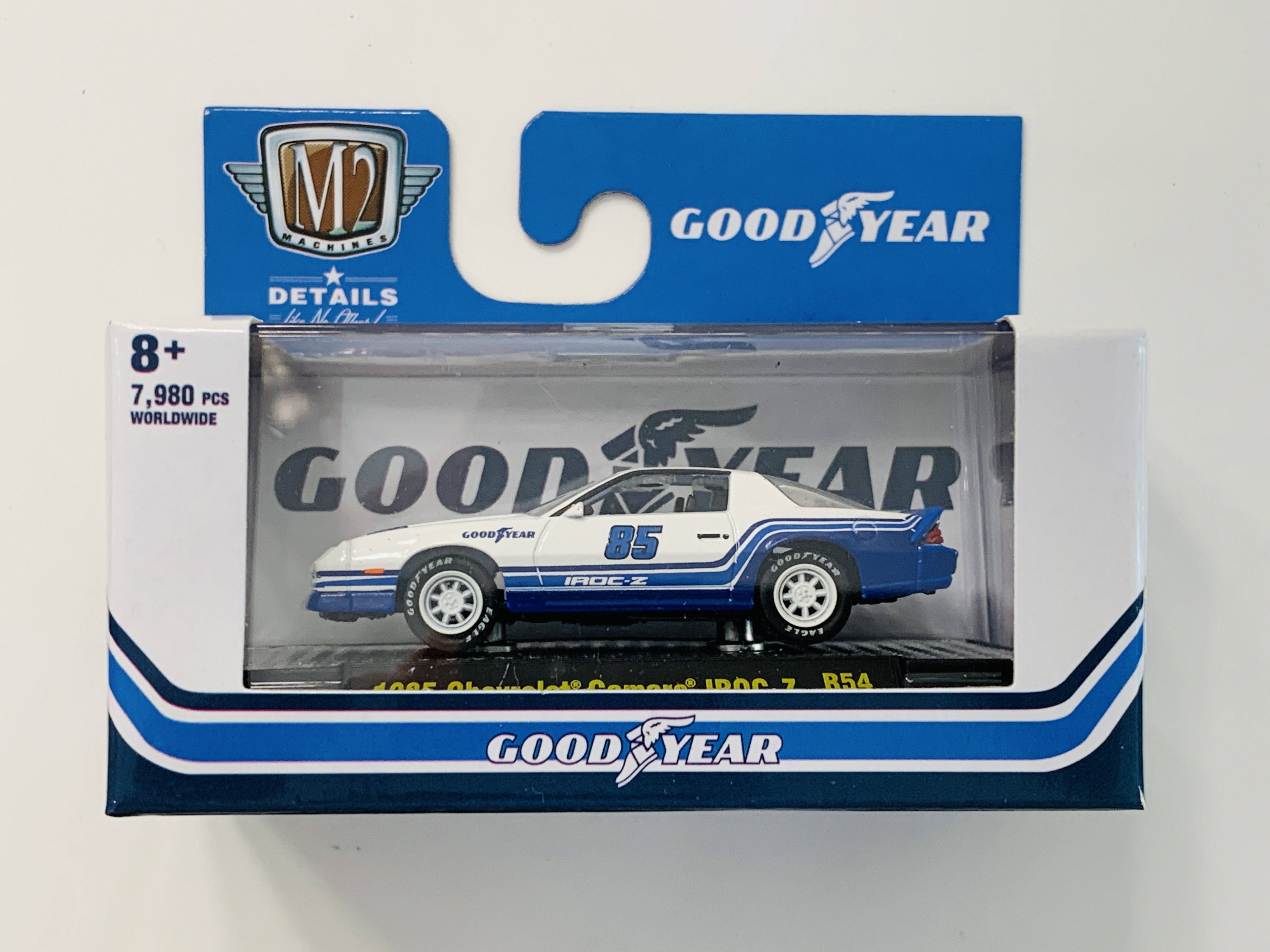 M2 Machines Goodyear 1985 Chevrolet Camaro IROC-Z R54