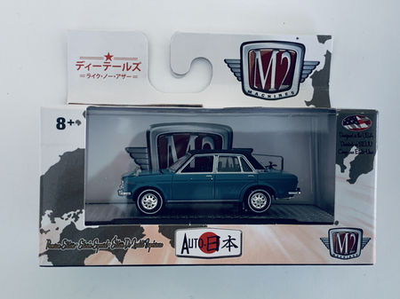 M2 Machines Auto-Japan 1969 Nissan Bluebird 1600 SSS - Blue