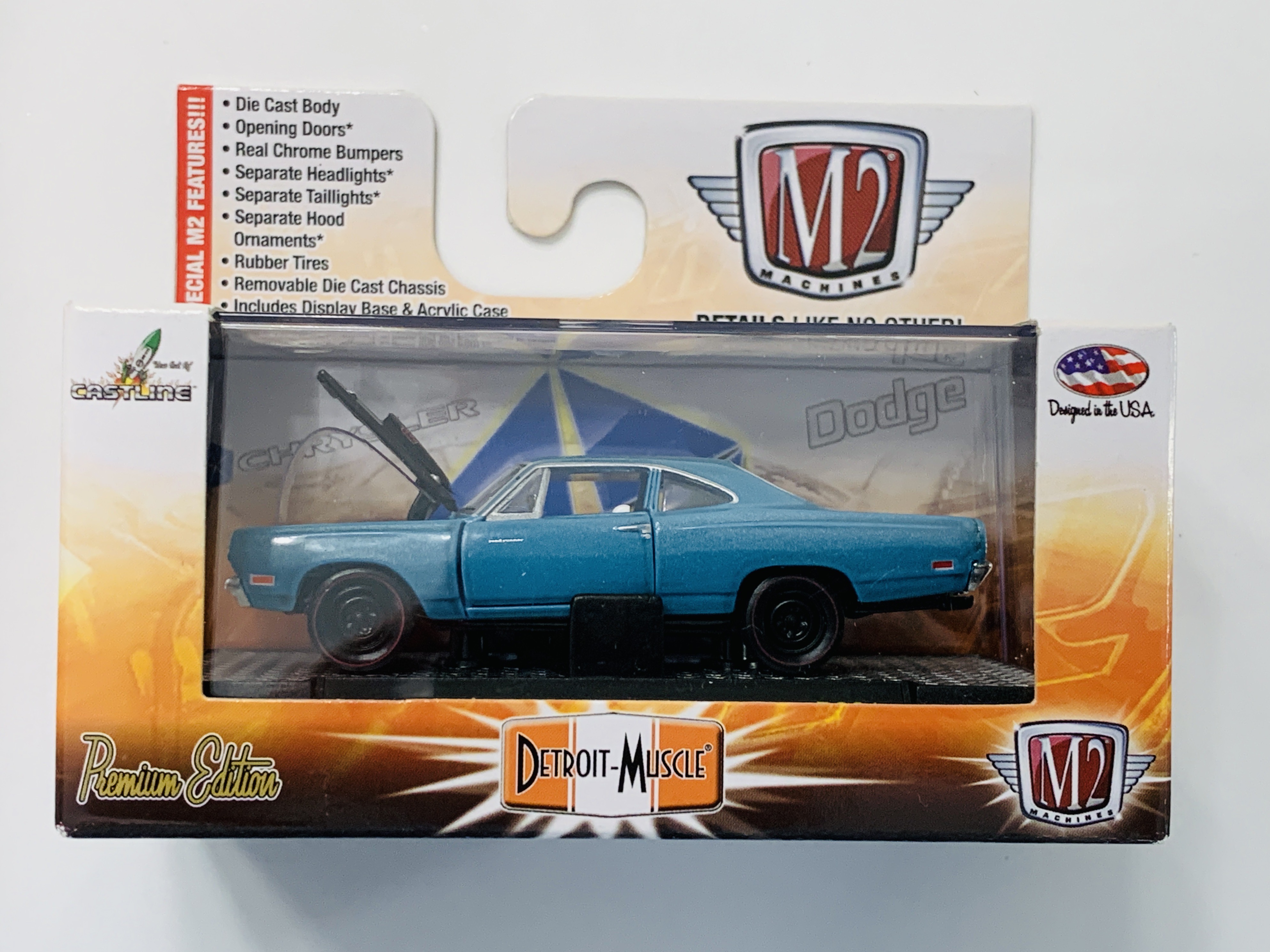 M2 Machines Detroit-Muscle 1969 Plymouth Road Runner 440 6-Pack R30