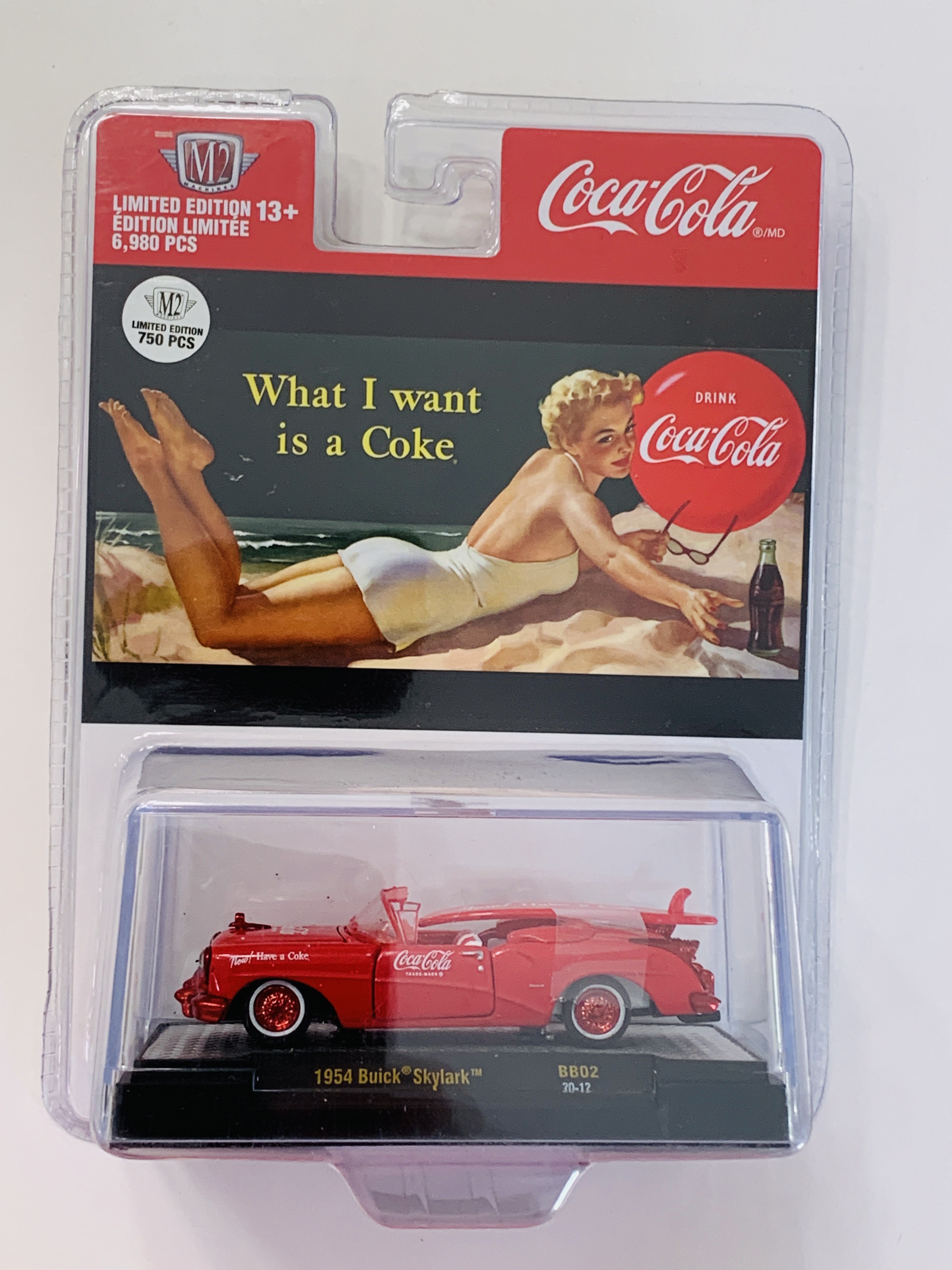 M2 Machines Coca-Cola 1954 Buick Skylark Chase BB02 - 1 of 750