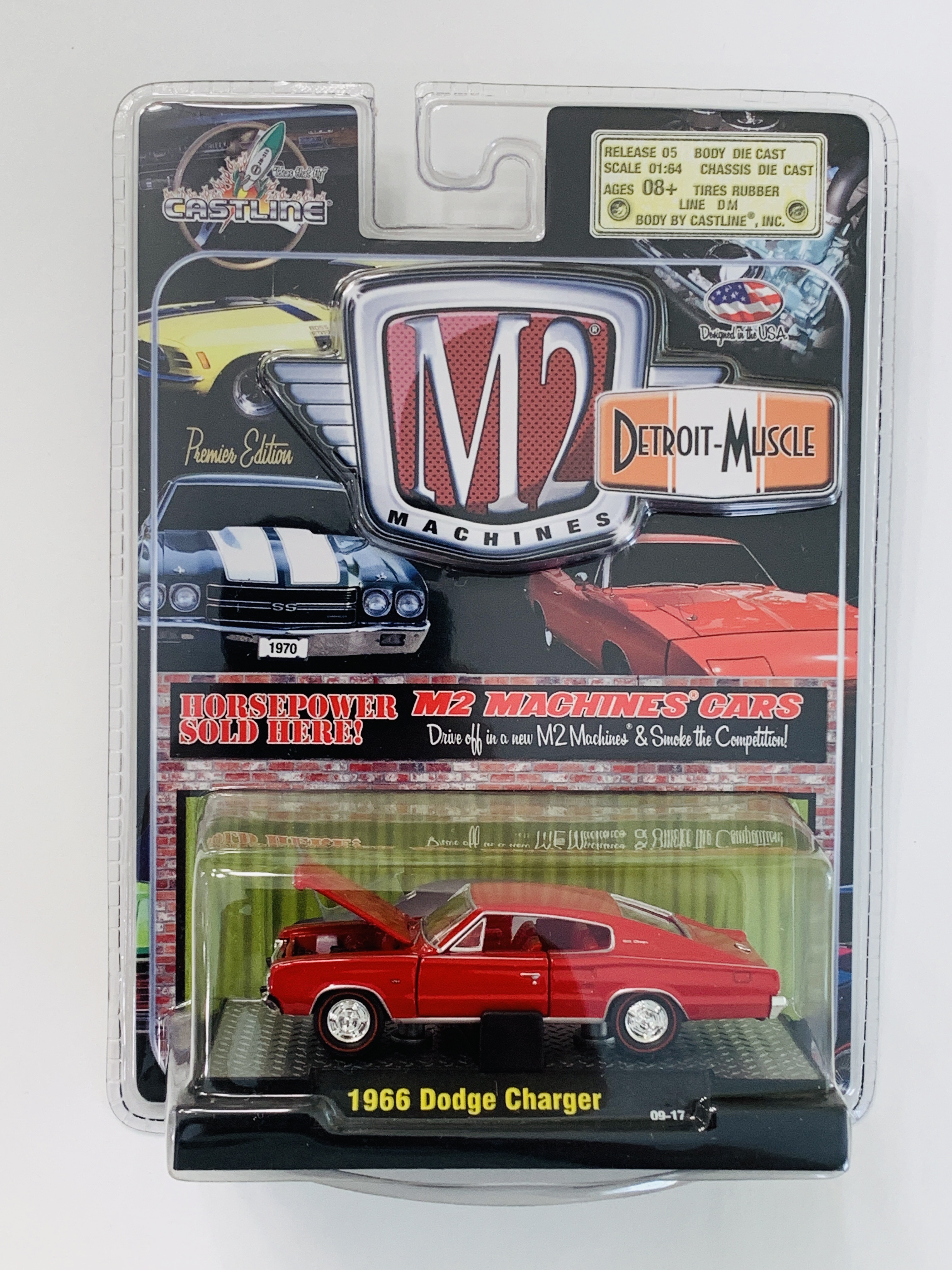 M2 Machines Detroit-Muscle 1966 Dodge Charger R05
