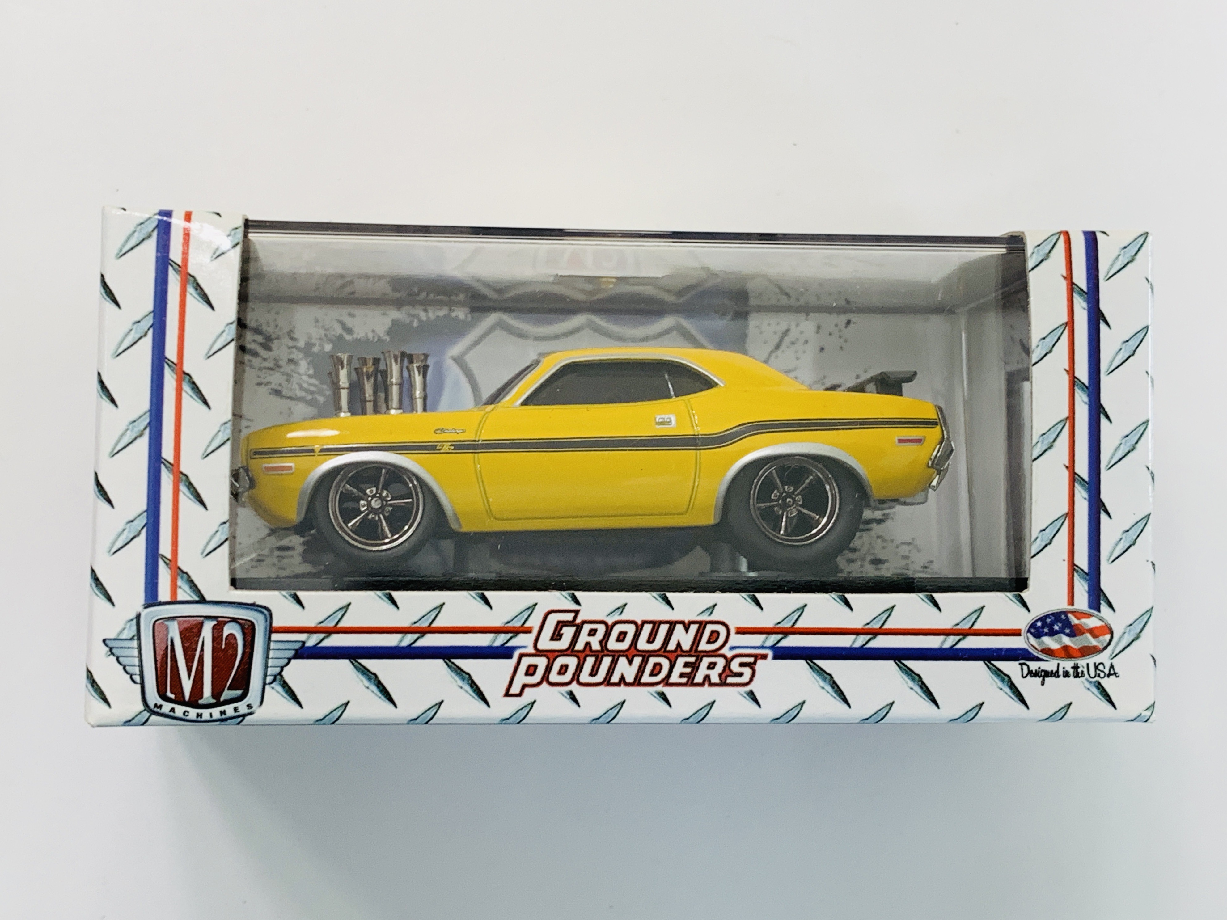 M2 Machines Ground Pounders 1970 Dodge Challenger R/T R05