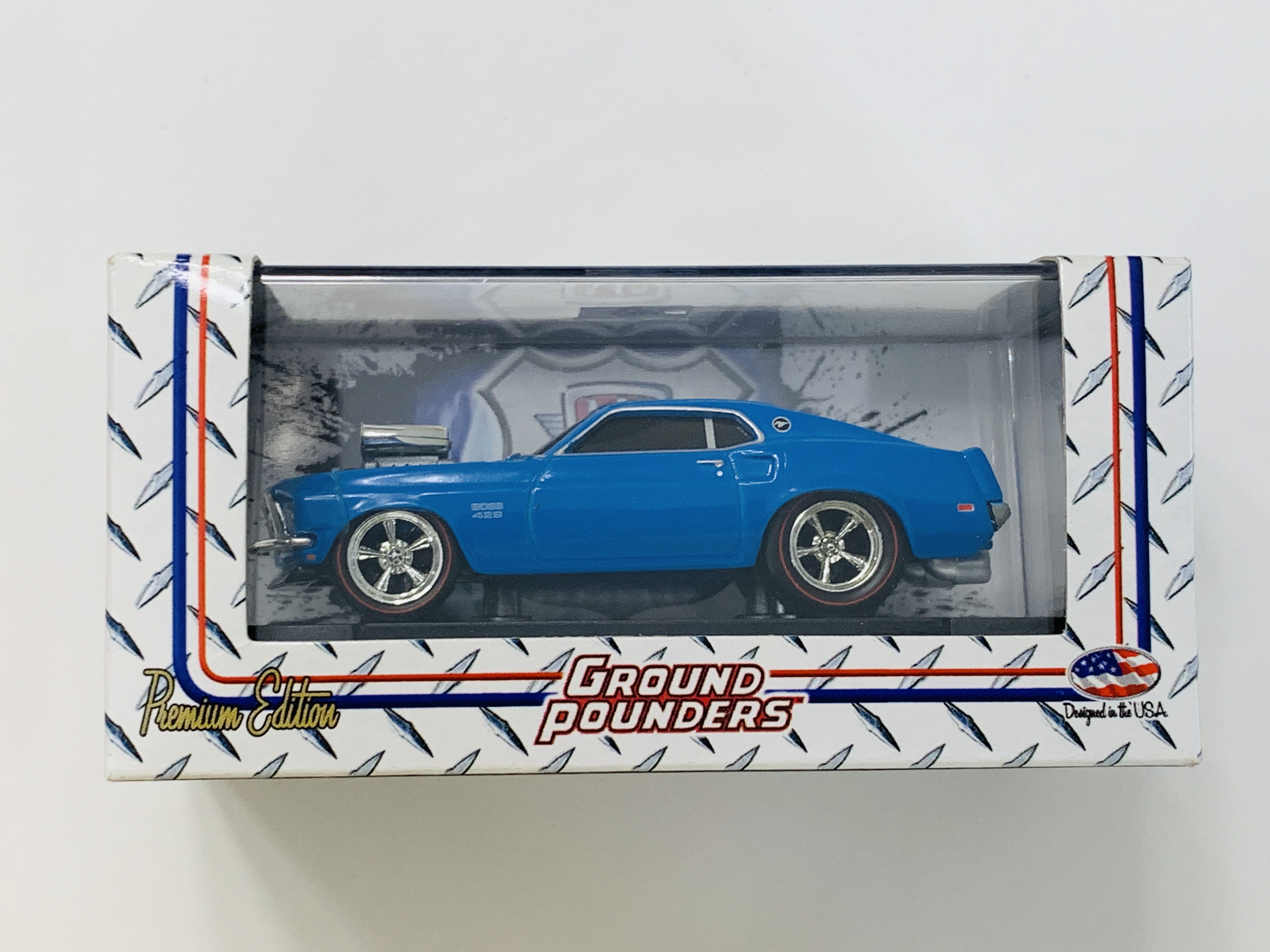 M2 Machines Ground-Pounders 1969 Ford Mustang Boss 429 10-02