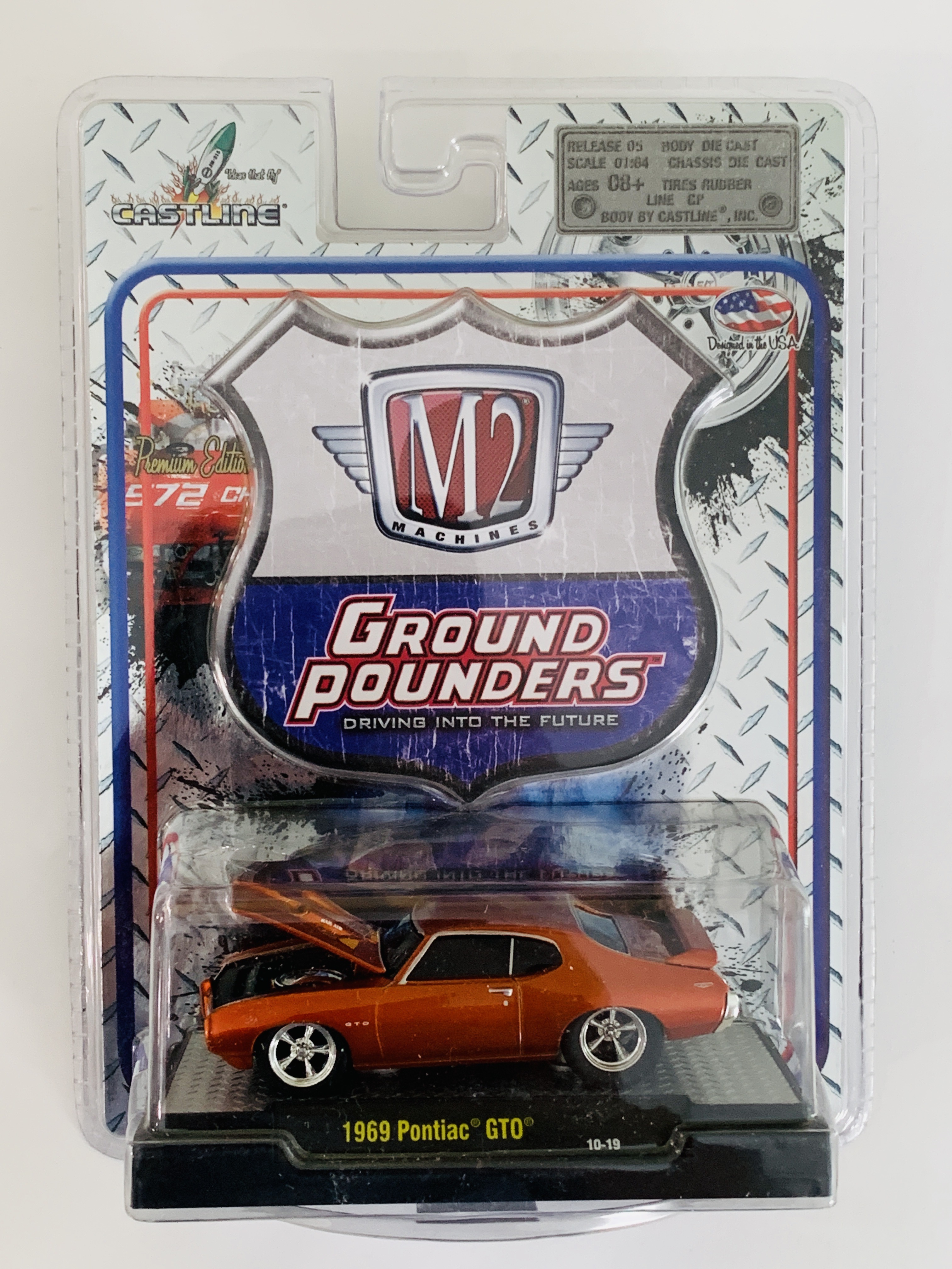 M2 Machines Ground Pounders 1969 Pontiac GTO