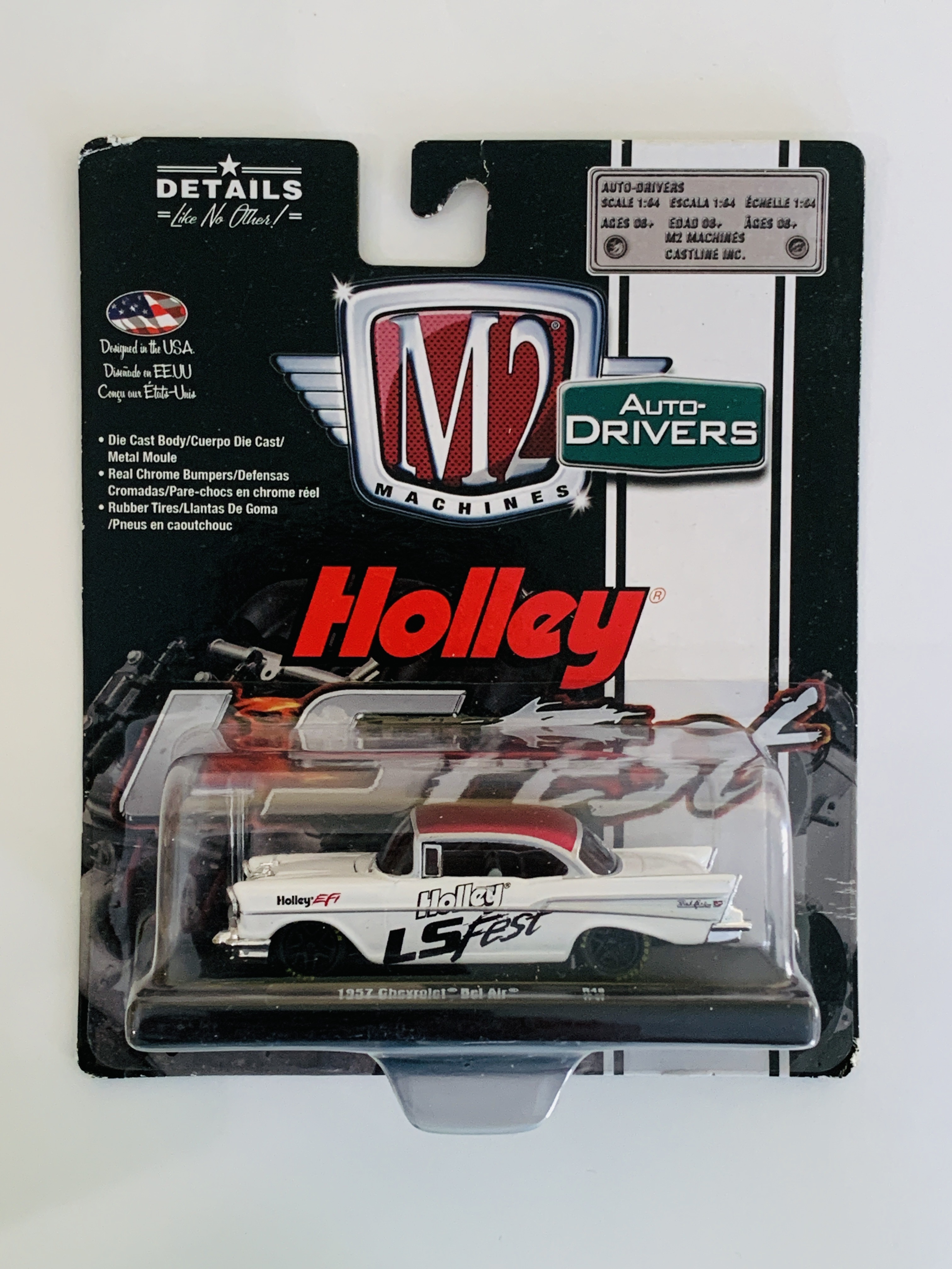 M2 Machines Auto-Drivers Holley 1957 Chevrolet Bel Air R48