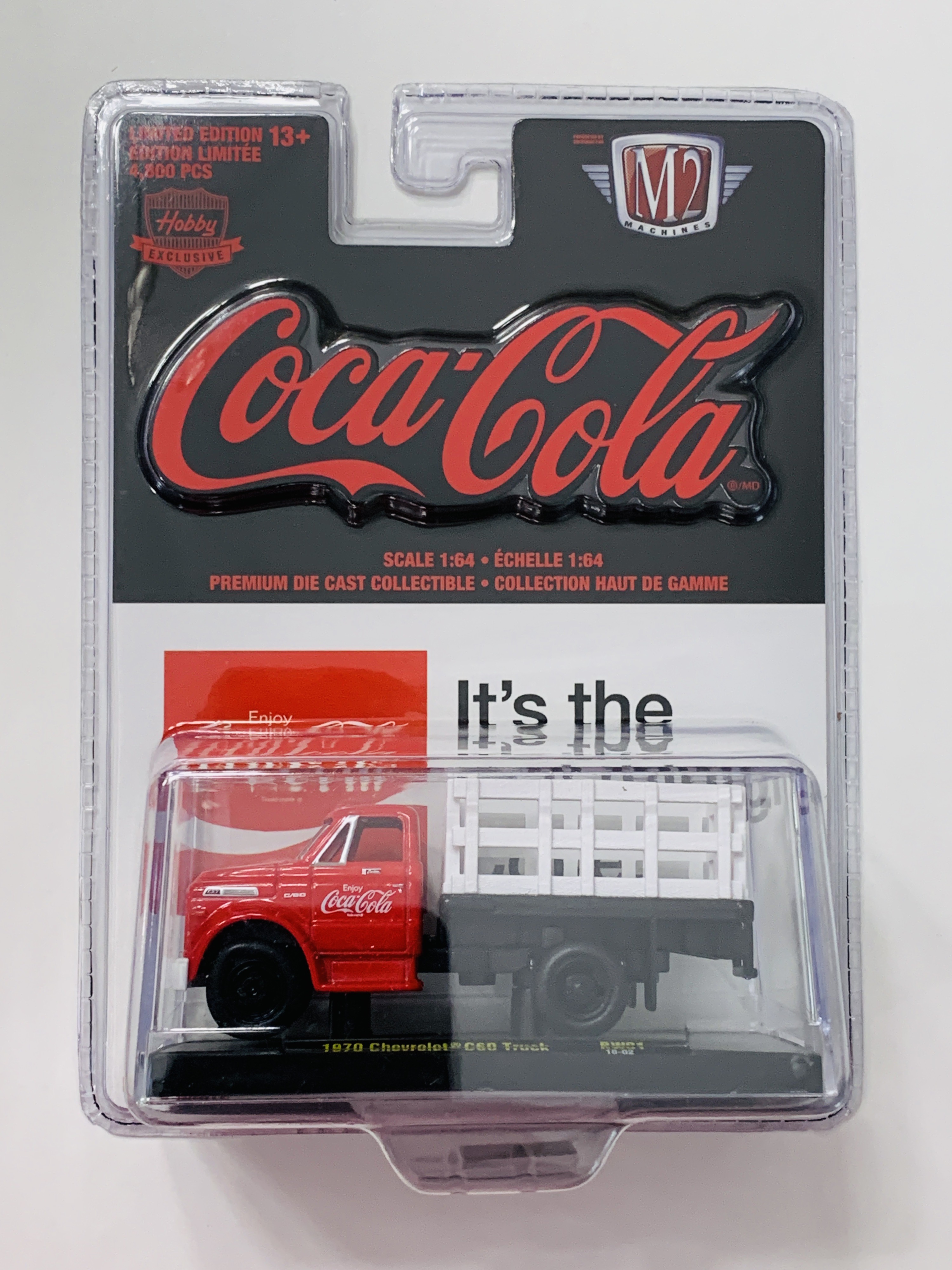 M2 Machines Coca-Cola 1970 Chevrolet C60 Truck - Limited Edition Hobby Only - Only 4,800