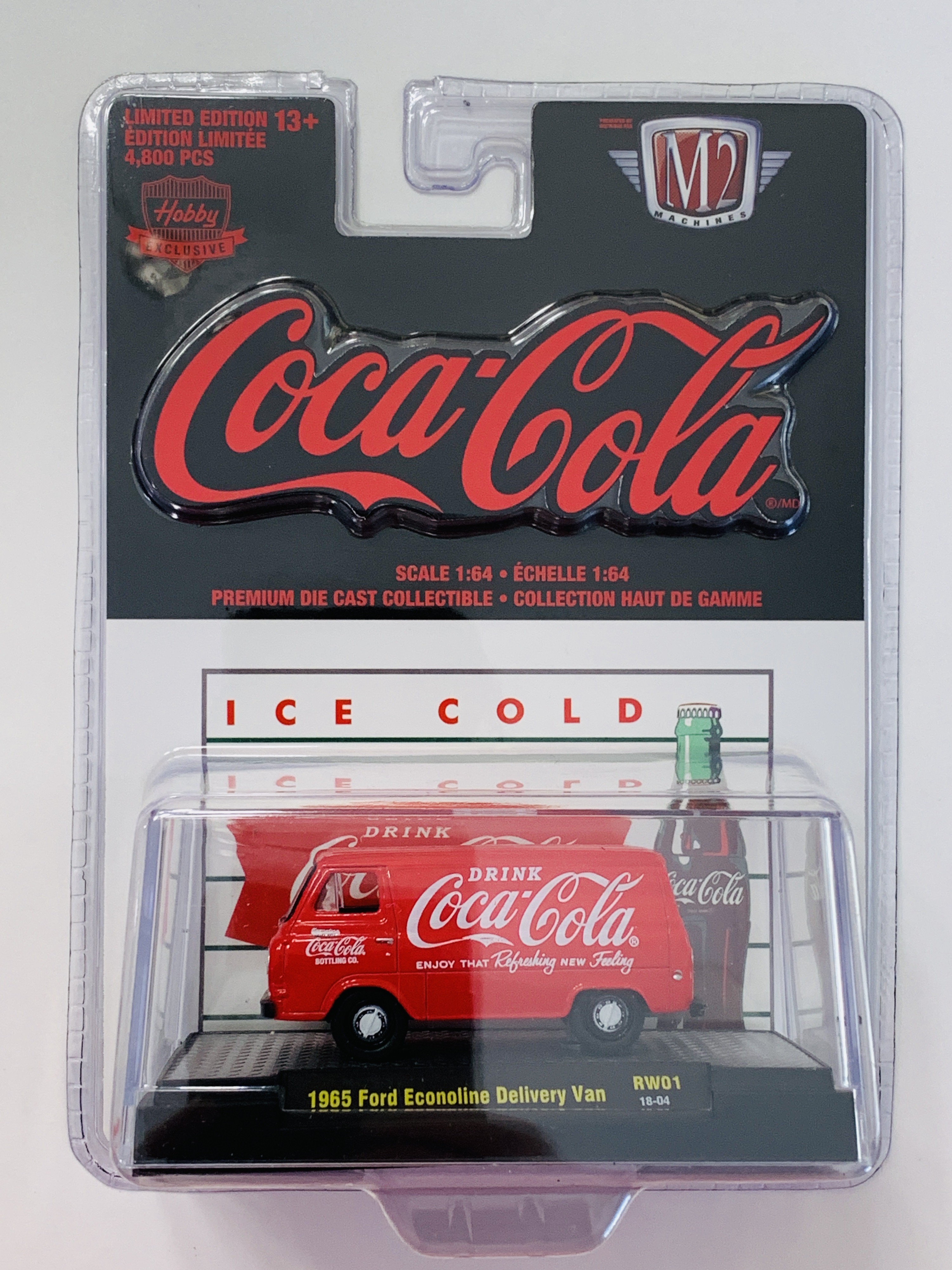 M2 Machines Coca-Cola 1965 Ford Econoline Delivery Van - Limited to 4,800 - Hobby Shop Release
