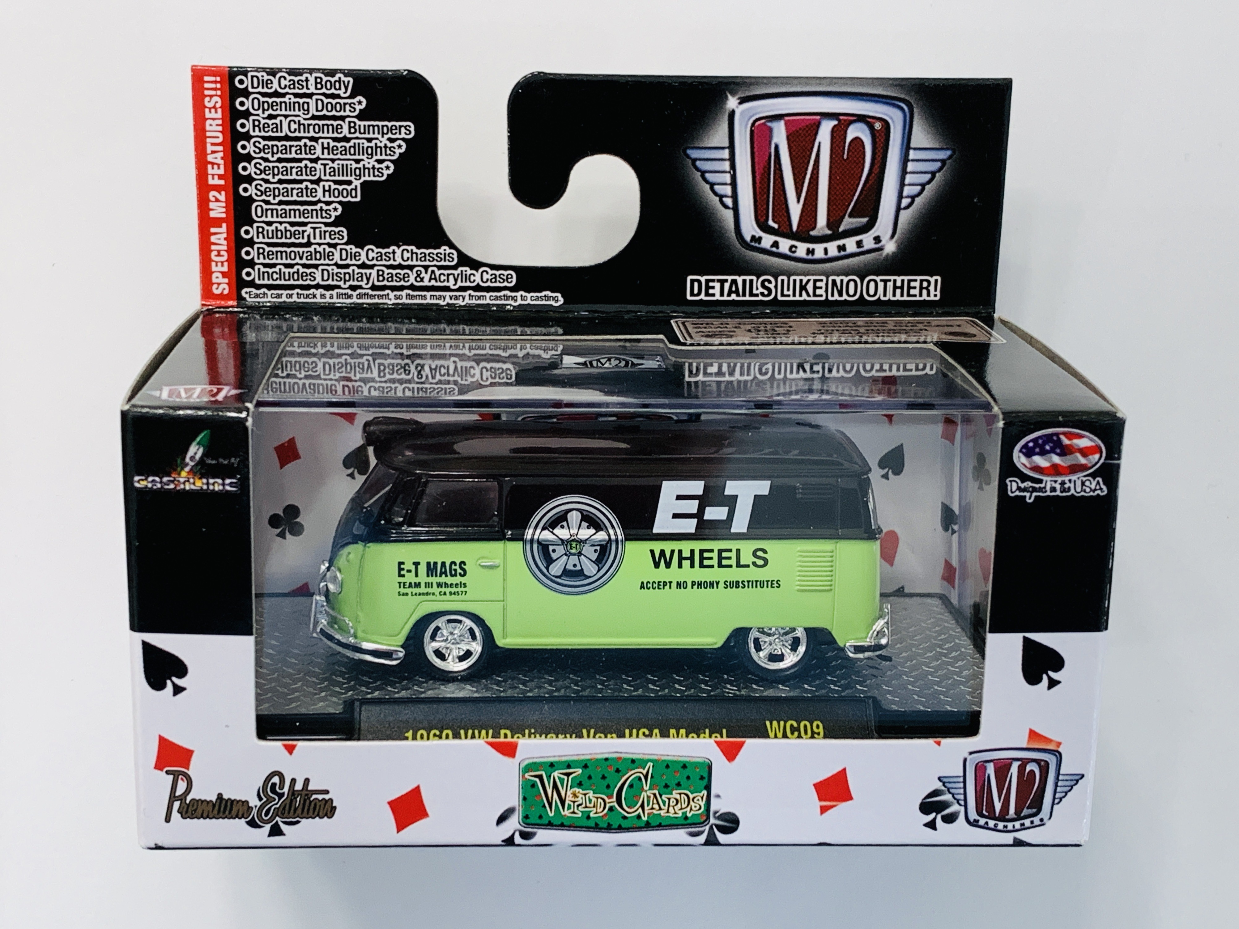 M2 Machines Wild-Cards 1960 VW Delivery Van USA Model WC09