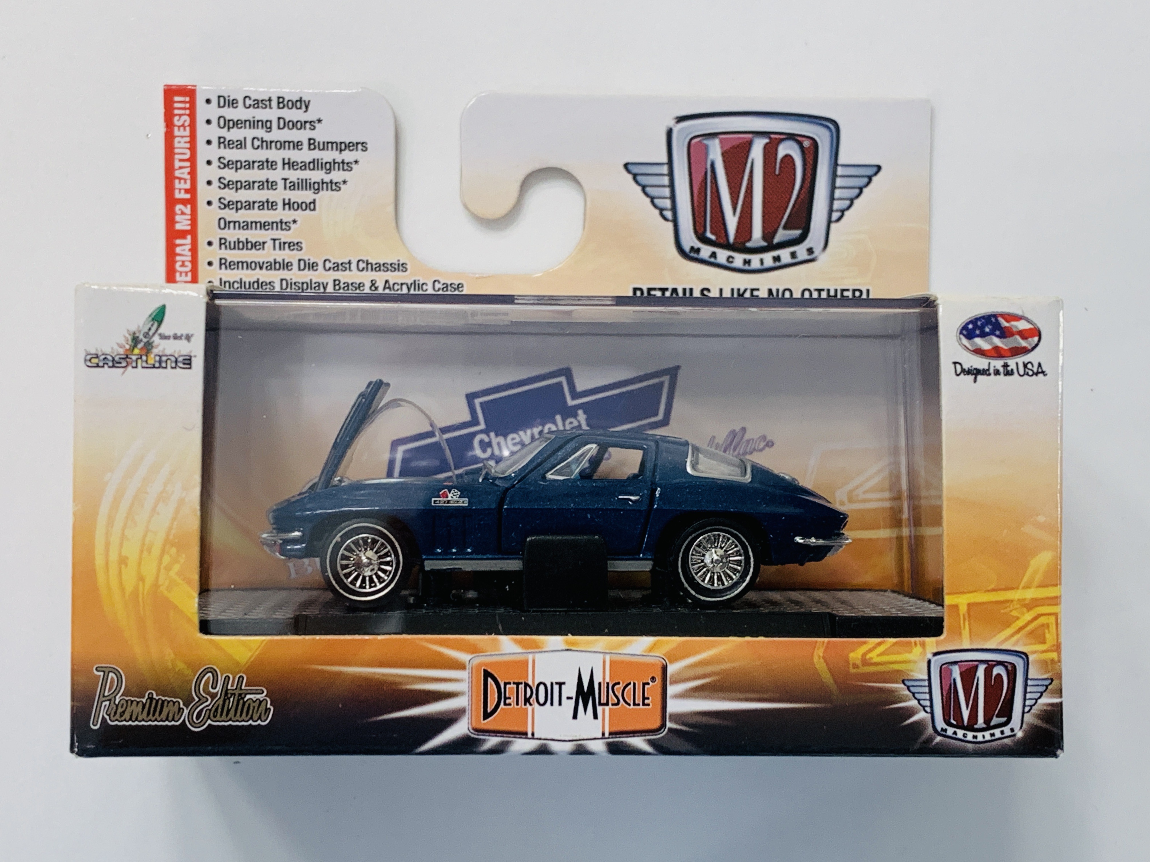 M2 Machines Detroit-Muscle 1966 Chevrolet Corvette 427 R32