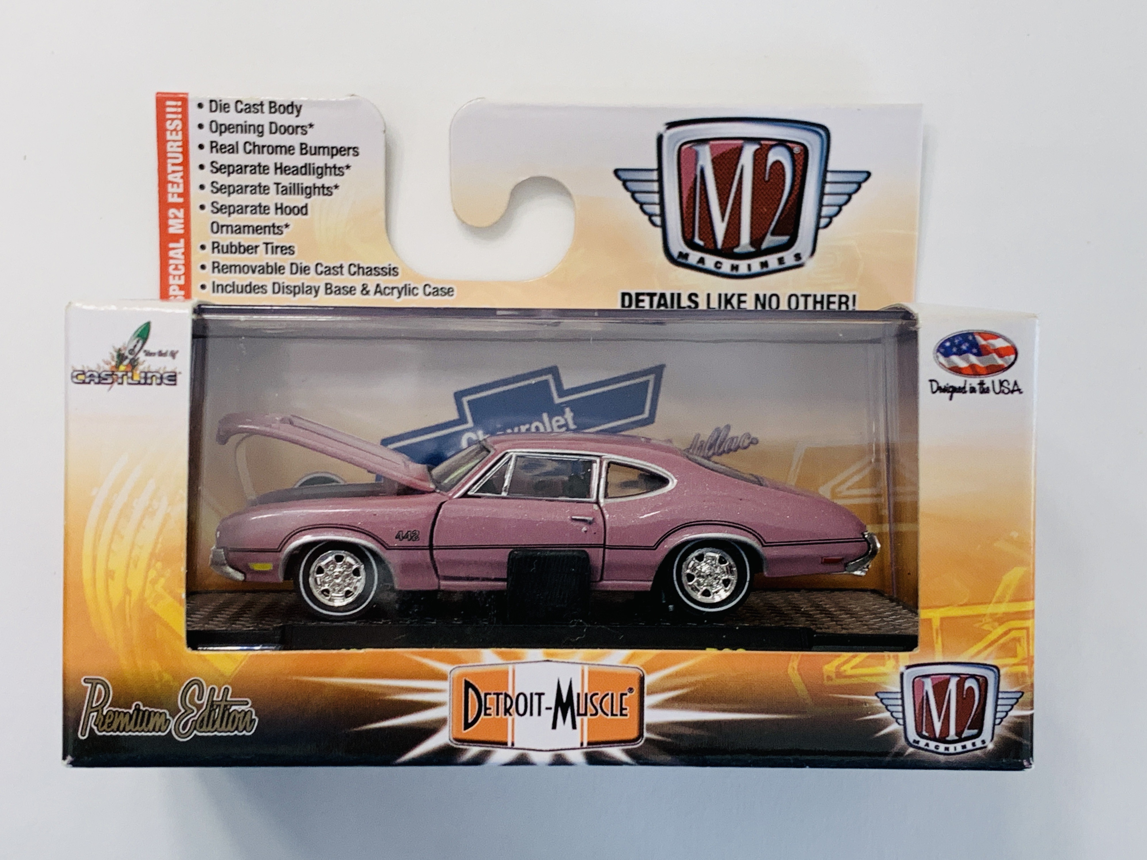 M2 Machines Detroit-Muscle 1970 Oldsmobile Cutlass 442 R33