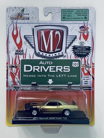 M2 Machines Auto-Drivers Limited Edition 1971 Plymouth HEMI Cuda - Only 5,000 Worldwide