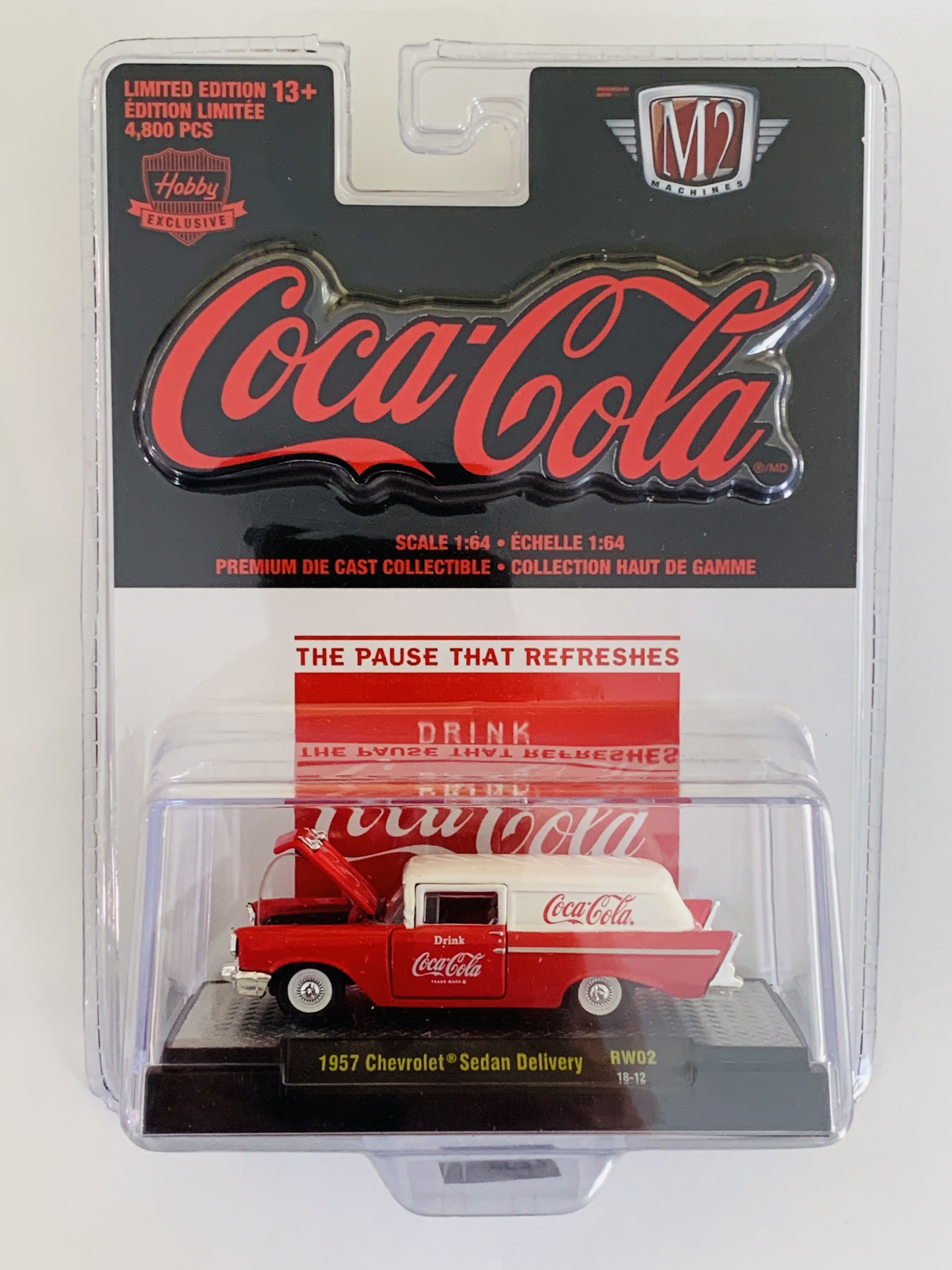 M2 Machines Coca-Cola 1957 Chevrolet Sedan Delivery - Hobby Shop Release