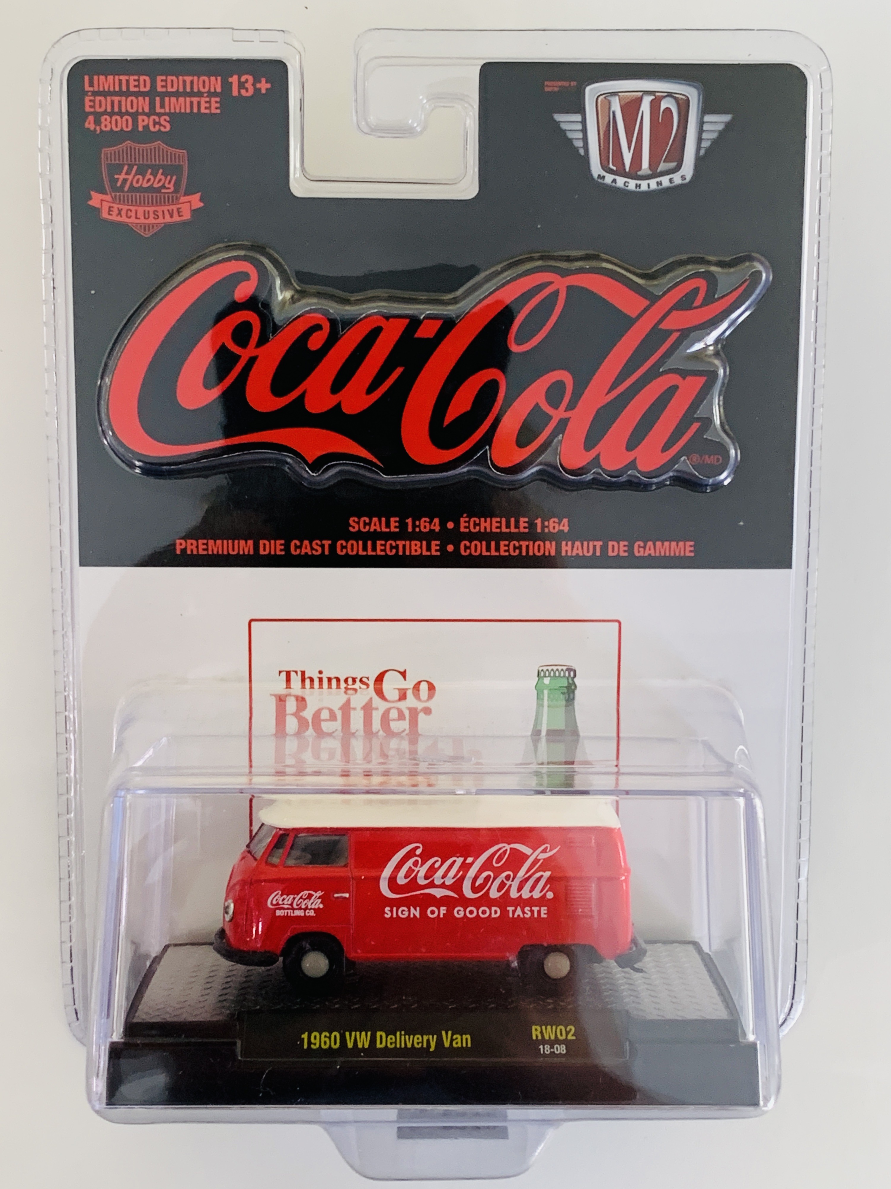 M2 Machines Coca-Cola 1960 VW Delivery Van - Hobby Shop Release