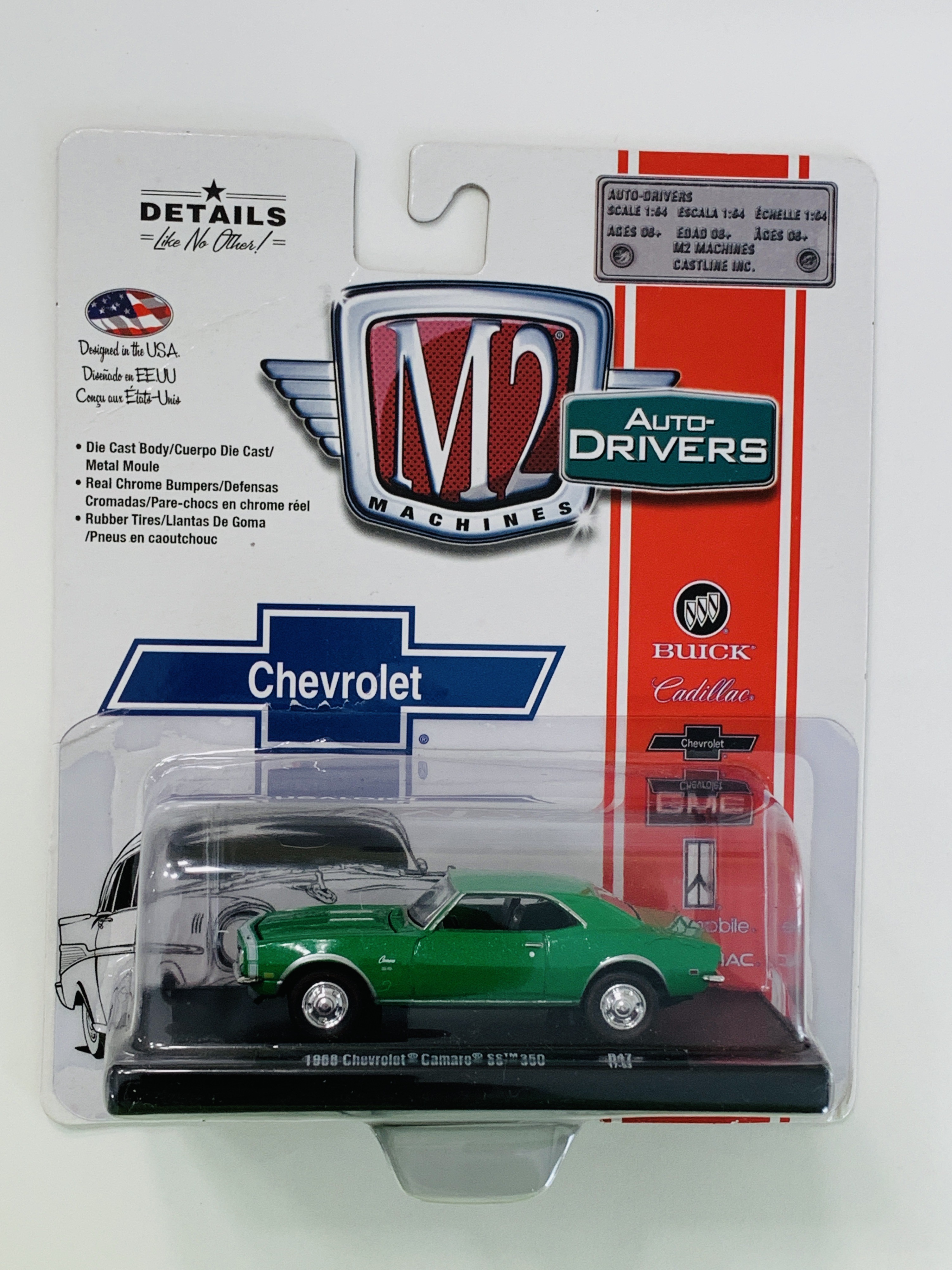 M2 Machines Auto-Drivers 1968 Chevrolet Camaro SS 350 R47