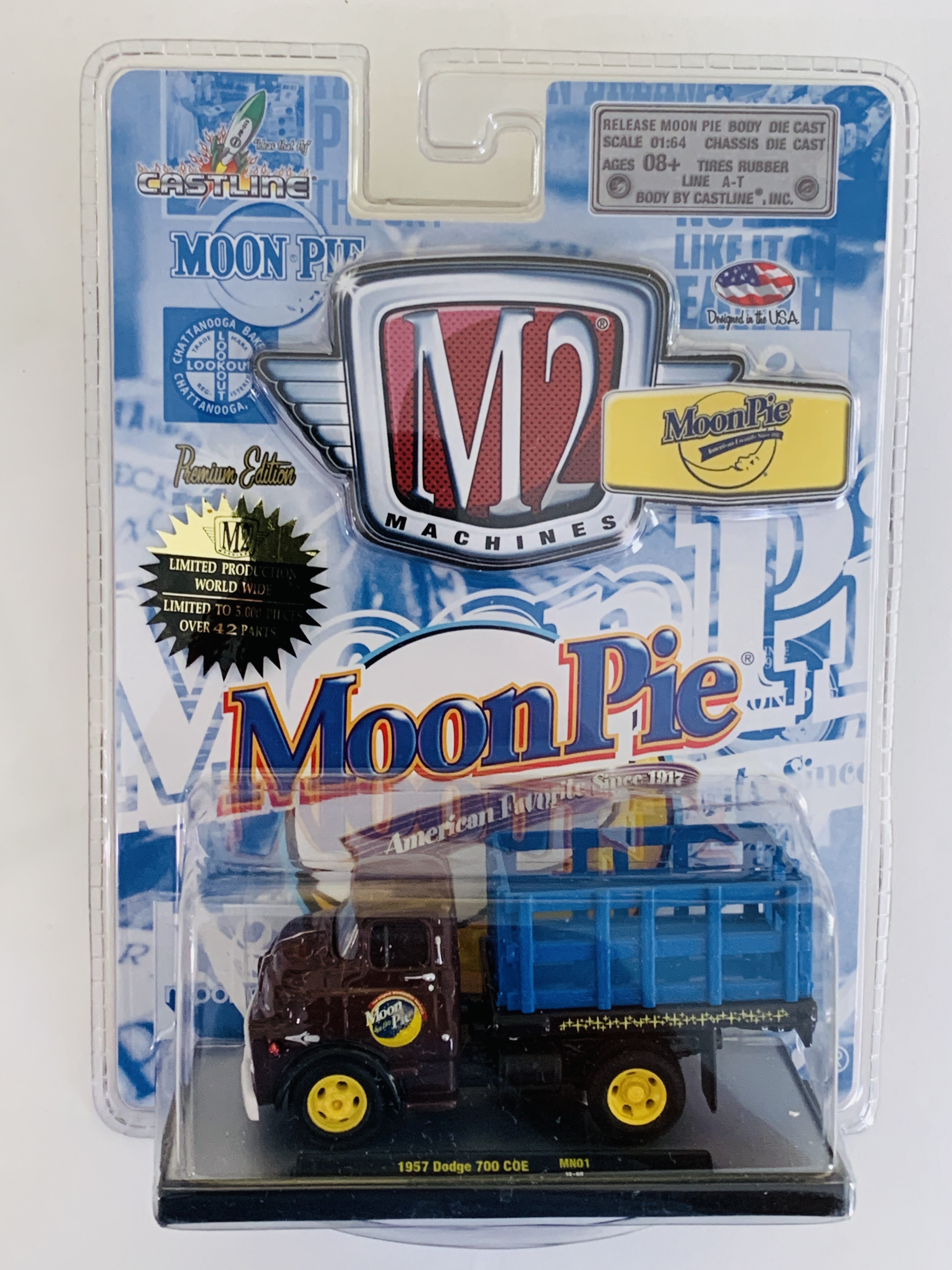 M2 Machines Moon Pie 1957 Dodge 700 COE - Brown