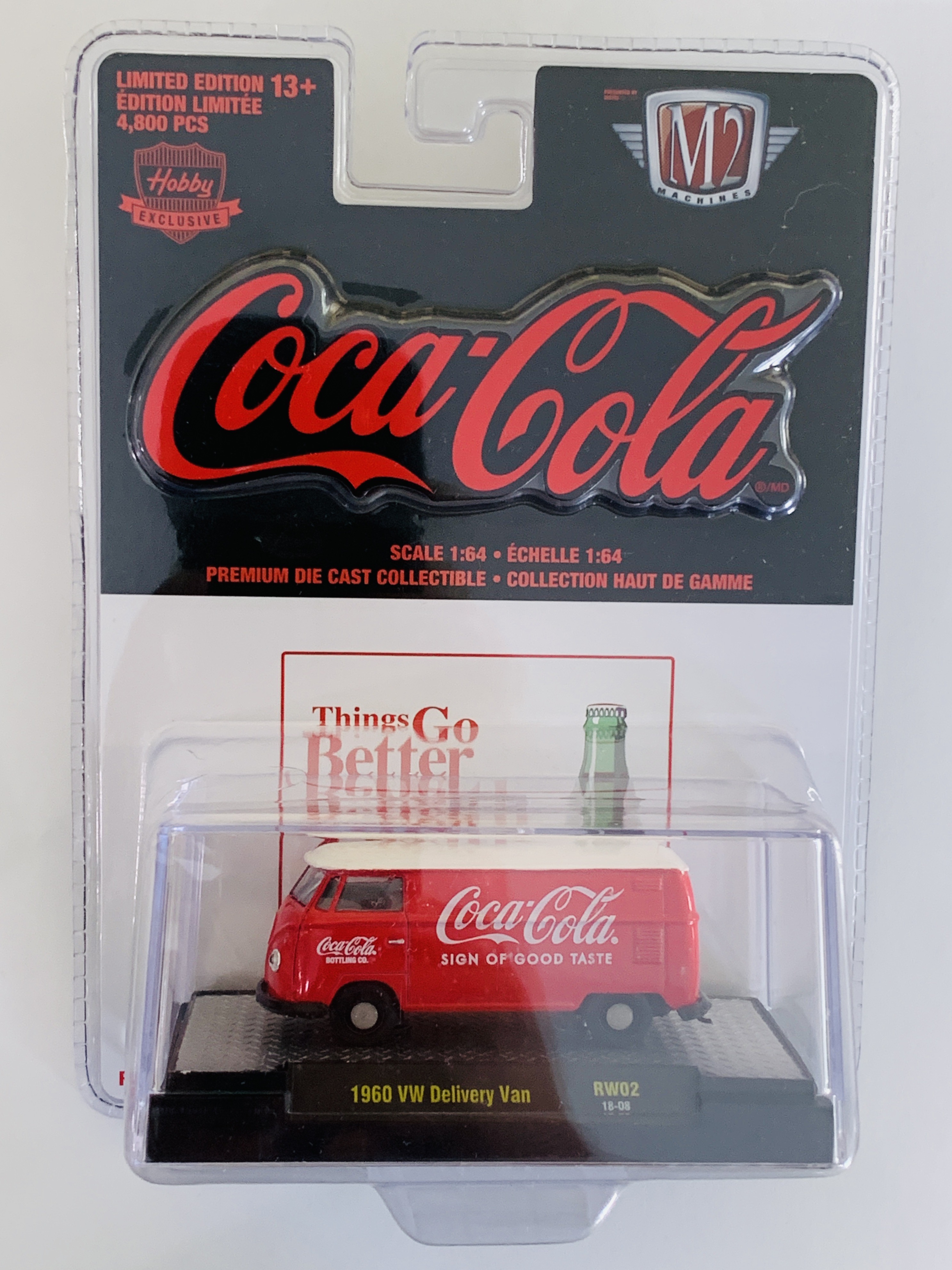 M2 Machines Coca-Cola 1960 VW Delivery Van - Hobby Shop Release