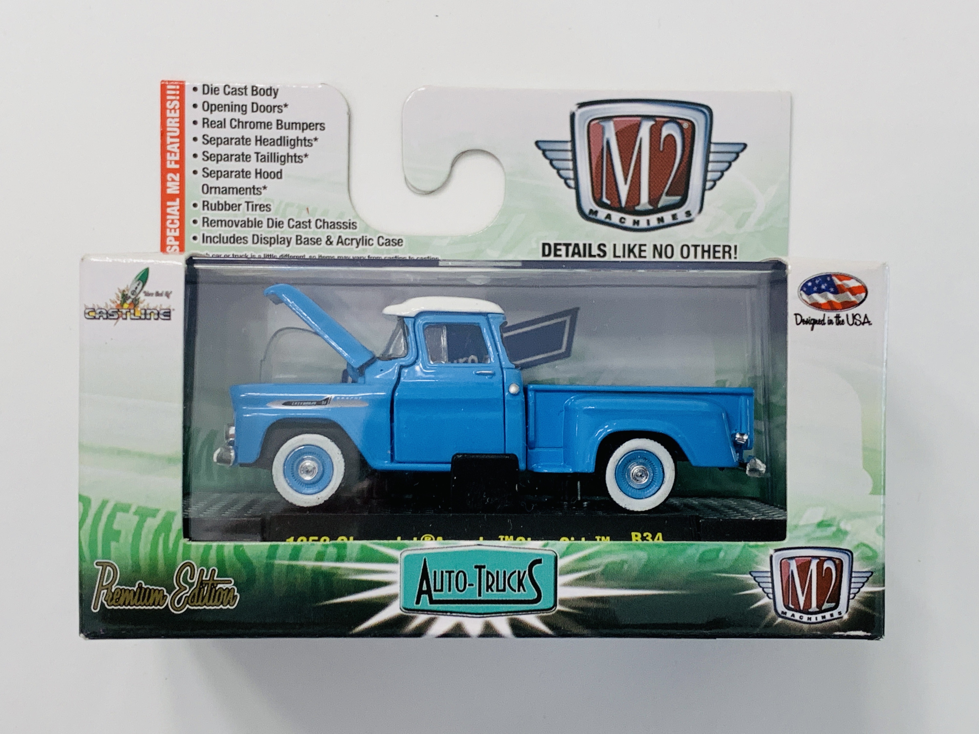 M2 Machines Auto-Trucks 1958 Chevrolet Apache Step Side R34