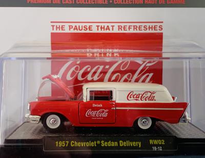 M2 Machines Coca-Cola 1957 Chevrolet Sedan Delivery - Hobby Shop Release 1