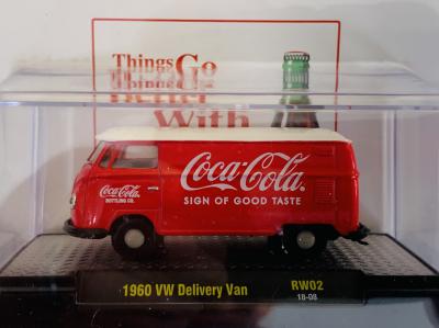 M2 Machines Coca-Cola 1960 VW Delivery Van - Hobby Shop Release 1