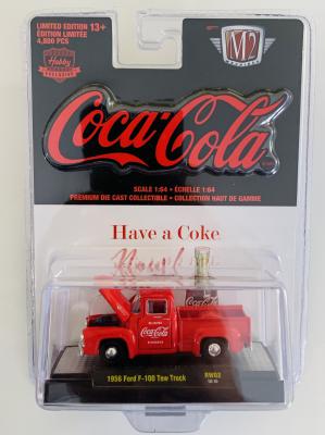 M2 Machines Coca-Cola 1956 Ford F-100 Tow Truck - Hobby Shop Release