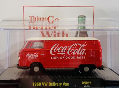 M2 Machines Coca-Cola 1960 VW Delivery Van - Hobby Shop Release 1