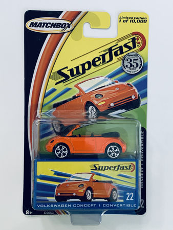 Matchbox Superfast #22 Volkswagen Concept 1 Convertible