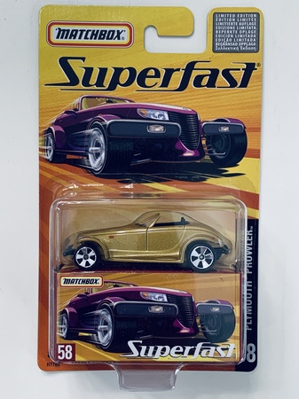 Matchbox #58 Superfast Plymouth Prowler