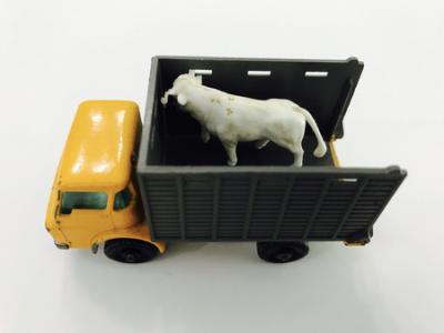 1465-Lesney-Matchbox-Cattle-Truck---Missing-Rear-Gate