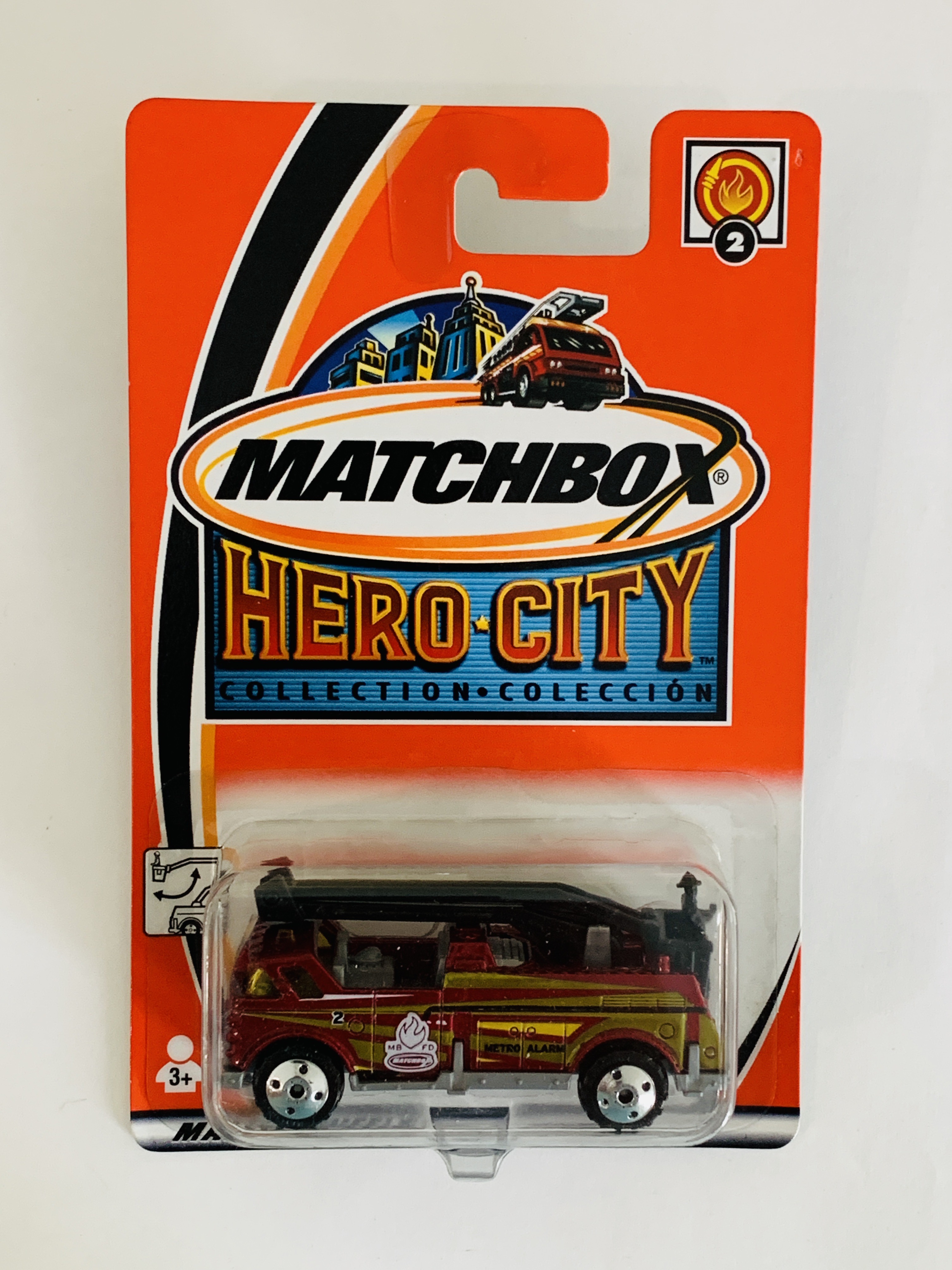 Matchbox #2 Hero City Bucket Fire Truck