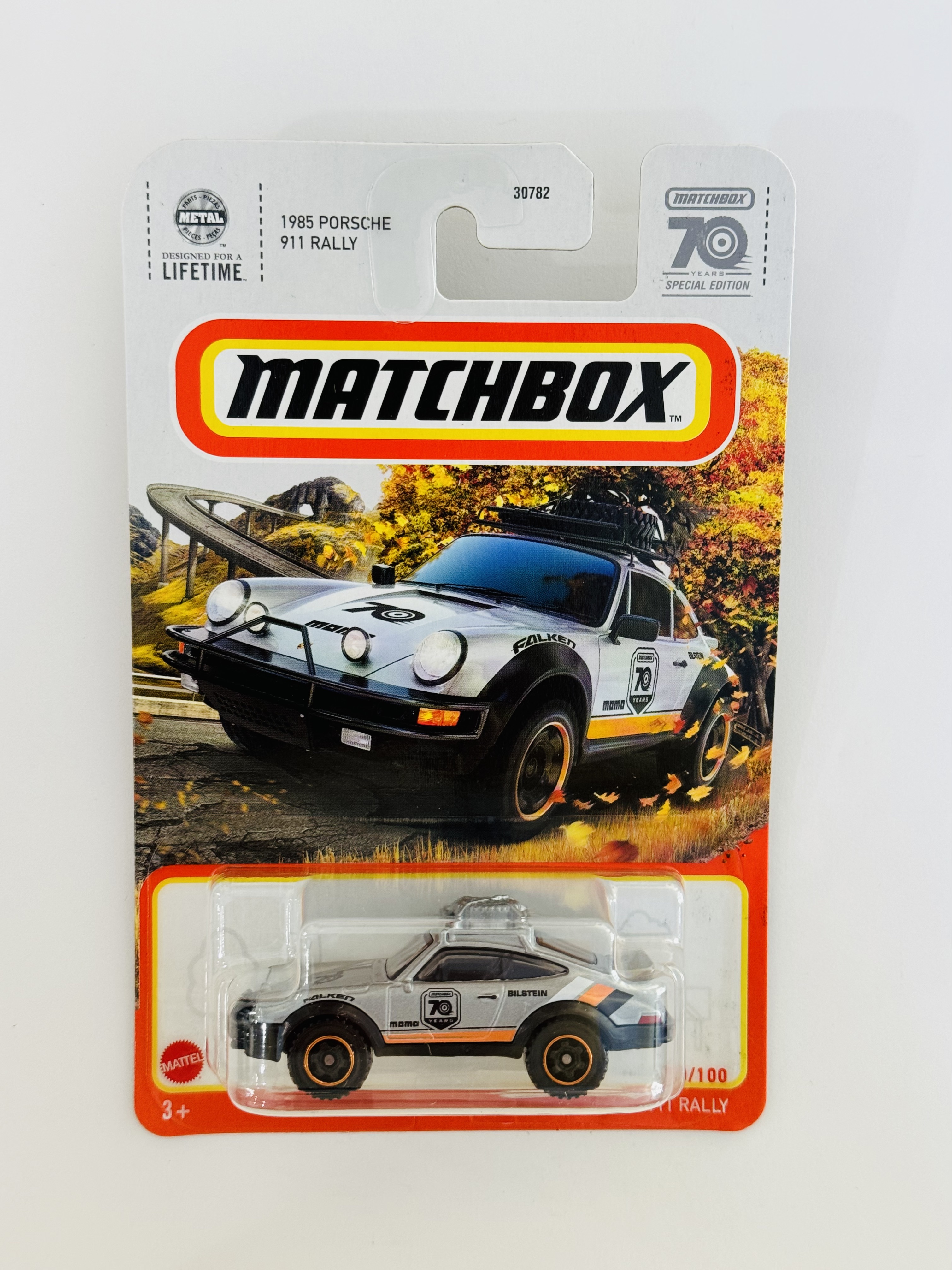 Matchbox #80 1985 Porsche 911 Rally