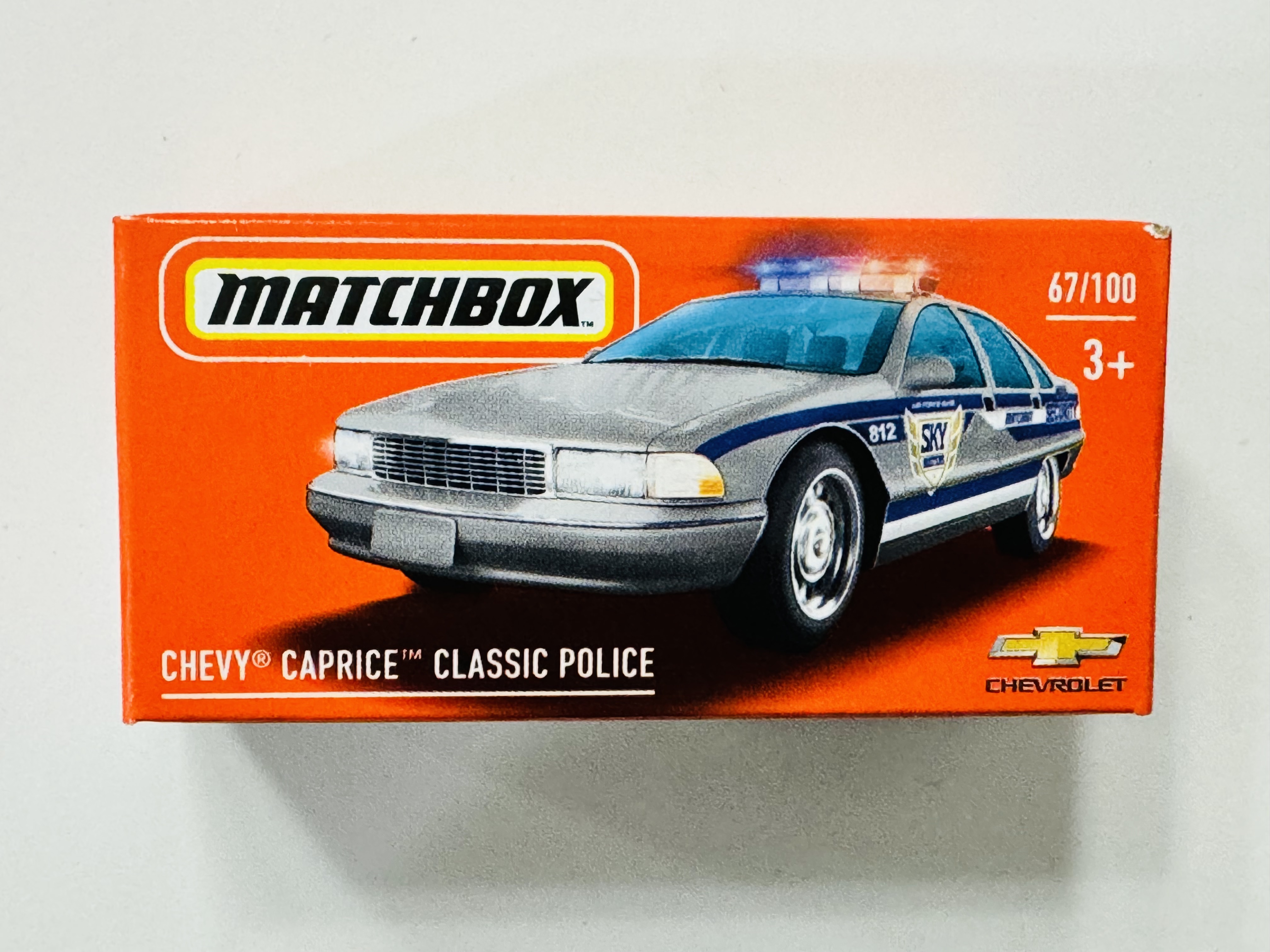 Matchbox Power Grabs #67 Chevy Caprice Classic Police