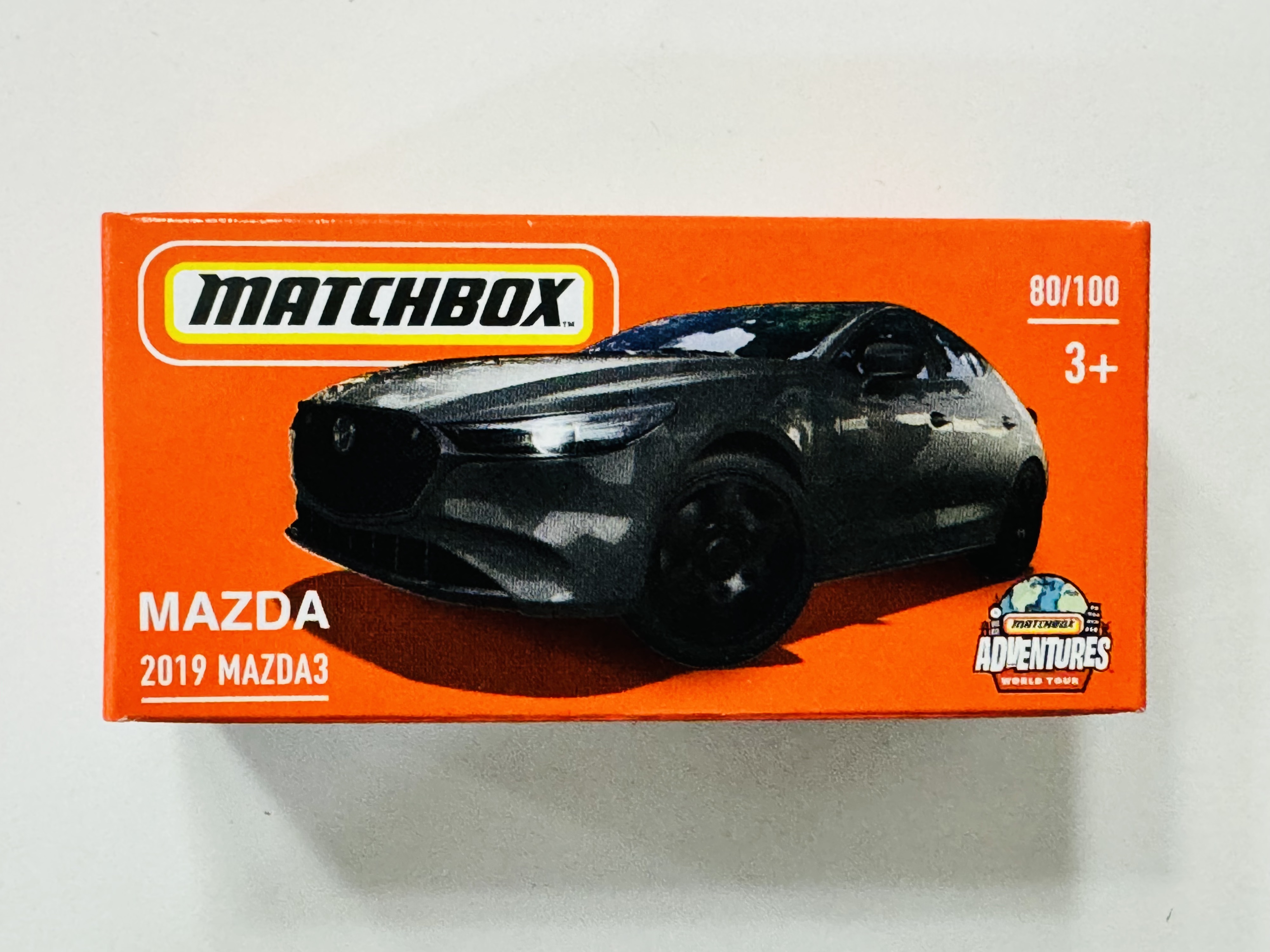 Jouet Miniature Mazda 3 2019 - Matchbox Mainline 2022 - N°80 - Échelle 1:60 - Neuf
