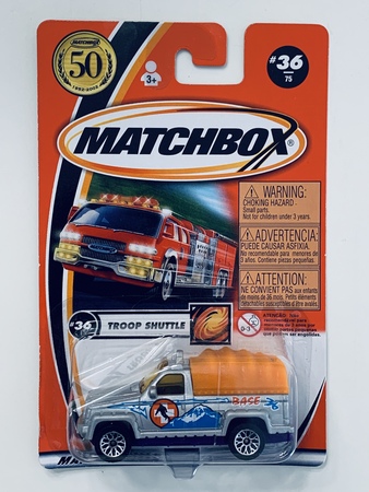 Matchbox #36 Troop Shuttle