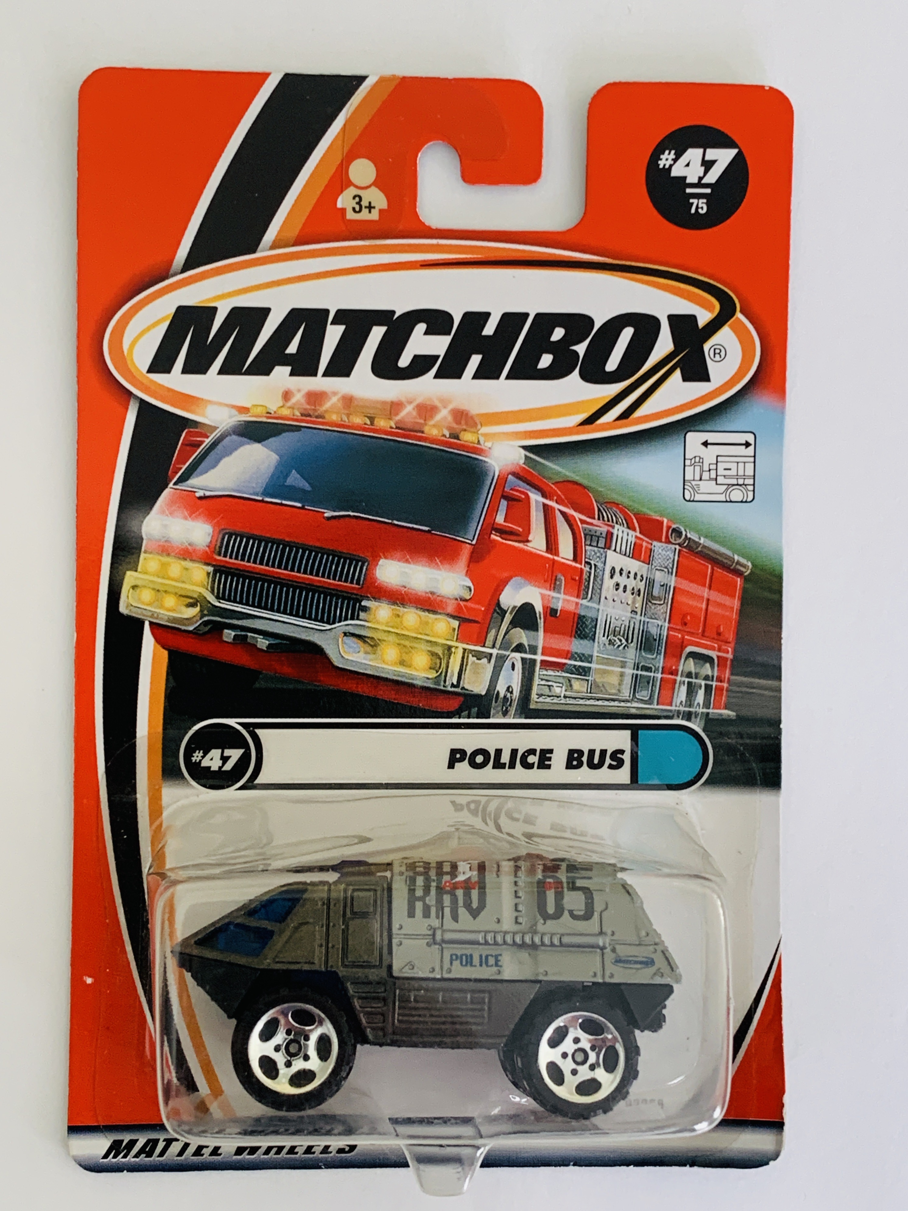 Matchbox Armored Police Truck