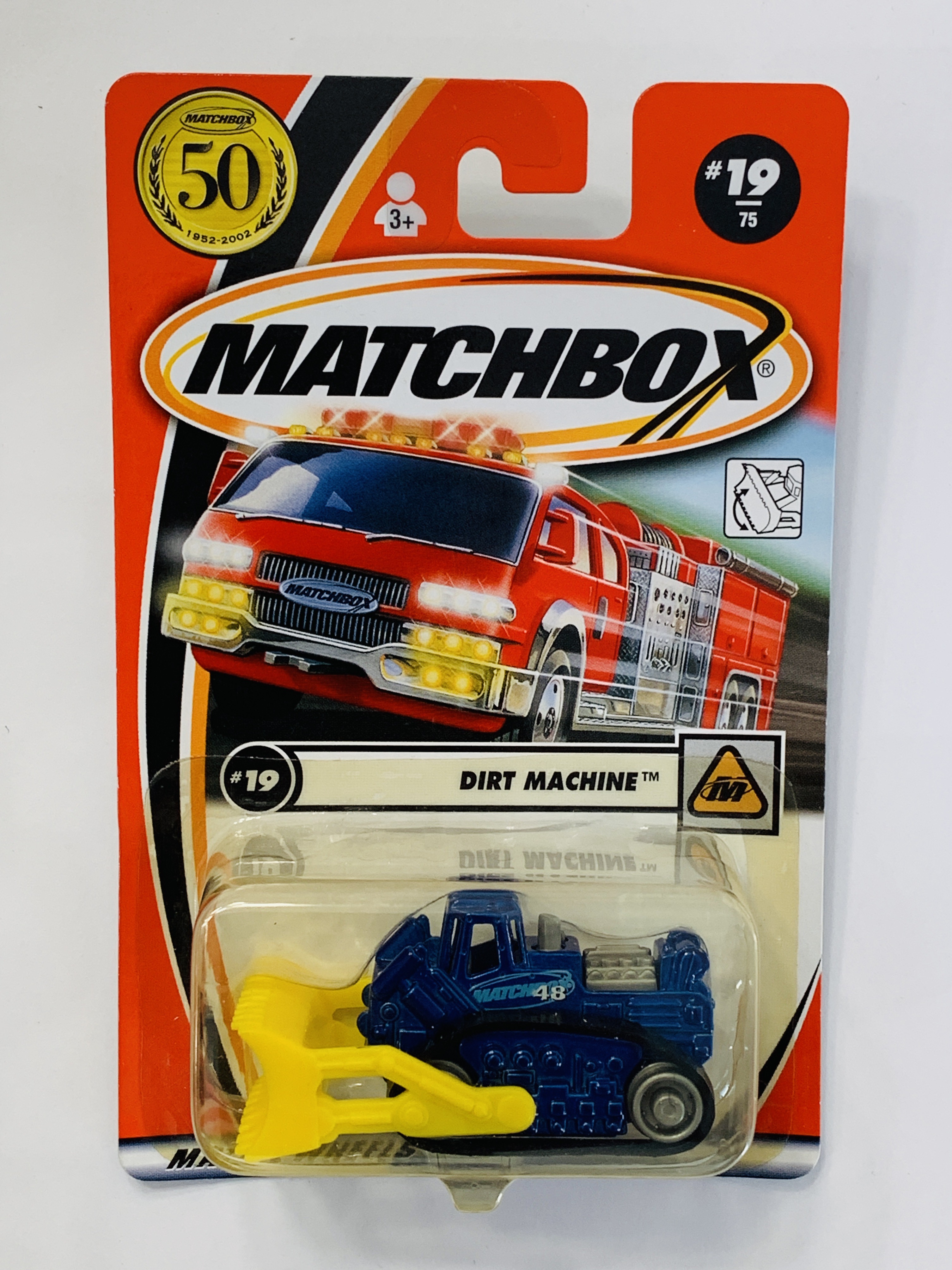Matchbox #19 Dirt Machine - Yellowed Blister
