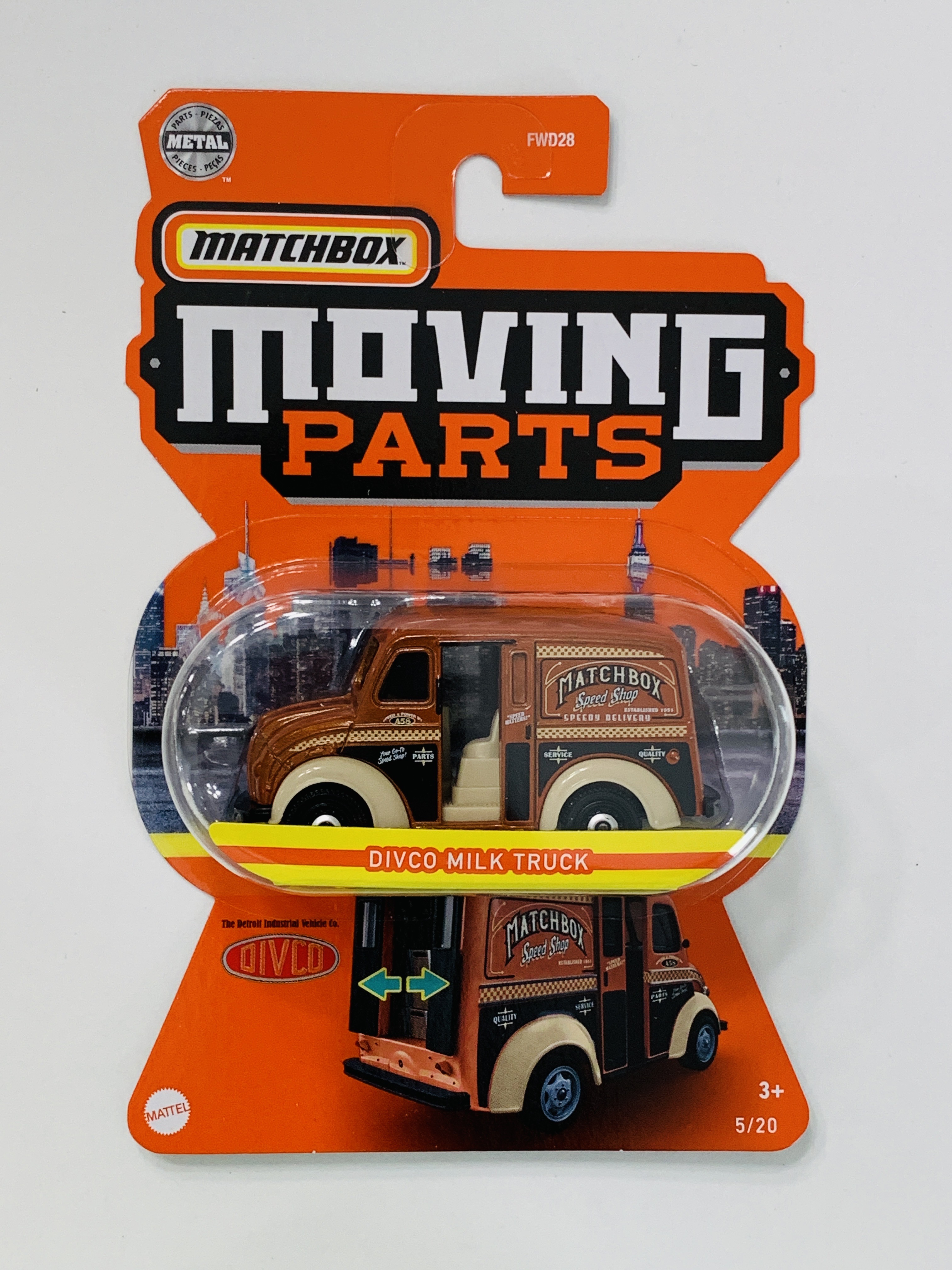 Matchbox Moving Parts Divco Milk Truck