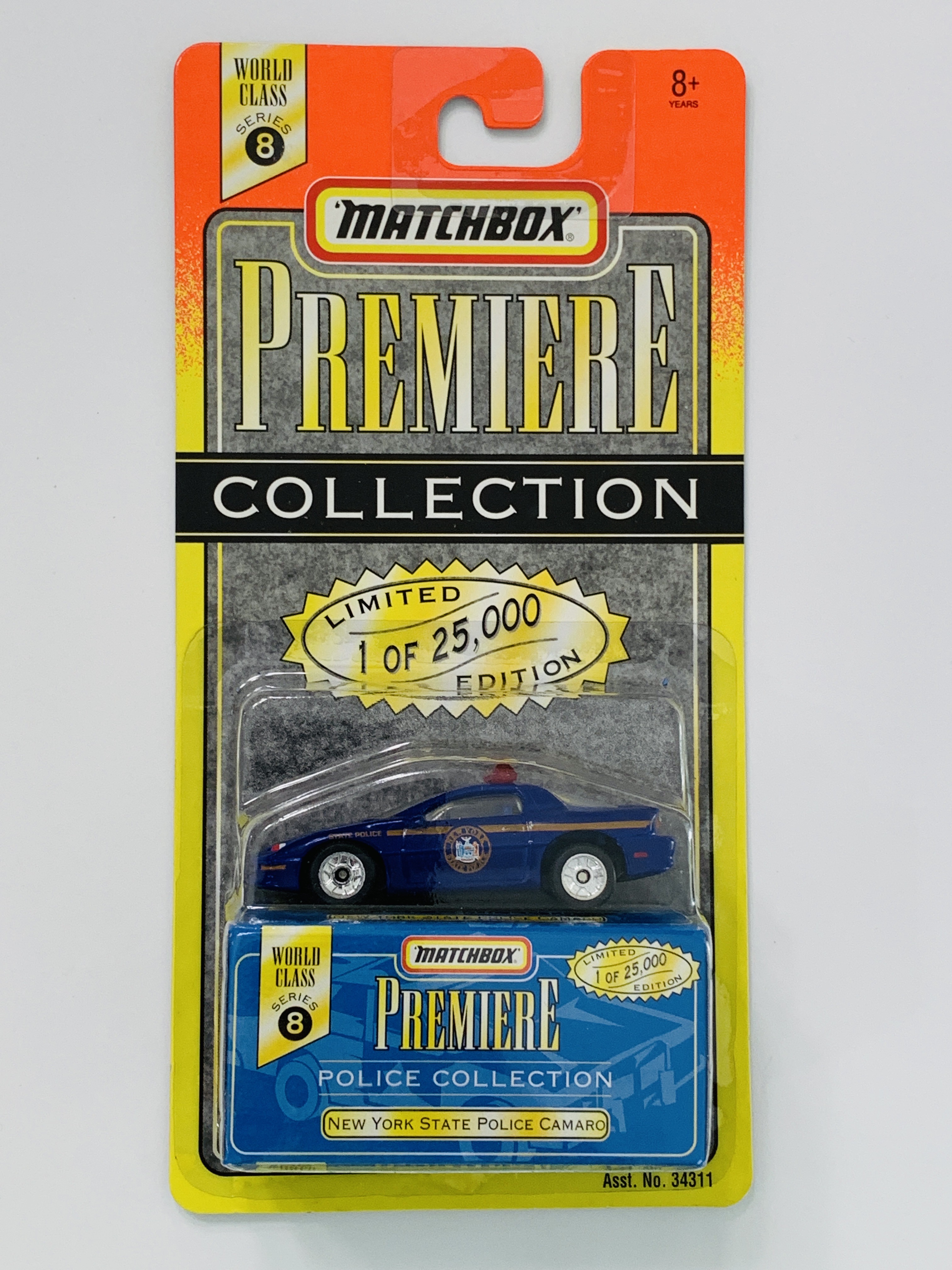 Matchbox Premiere World Class Series 8 New York State Police Camaro