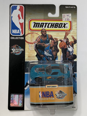 Matchbox NBA Collection Detroit Pistons Dodge Viper