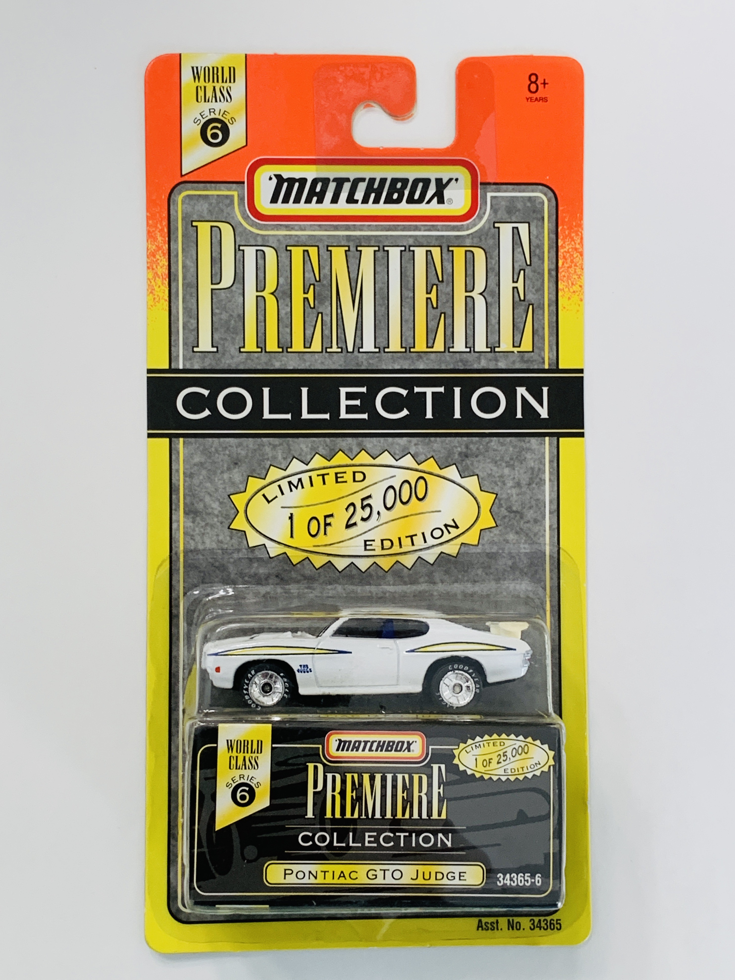 Matchbox Premiere World Class Pontiac GTO Judge - White