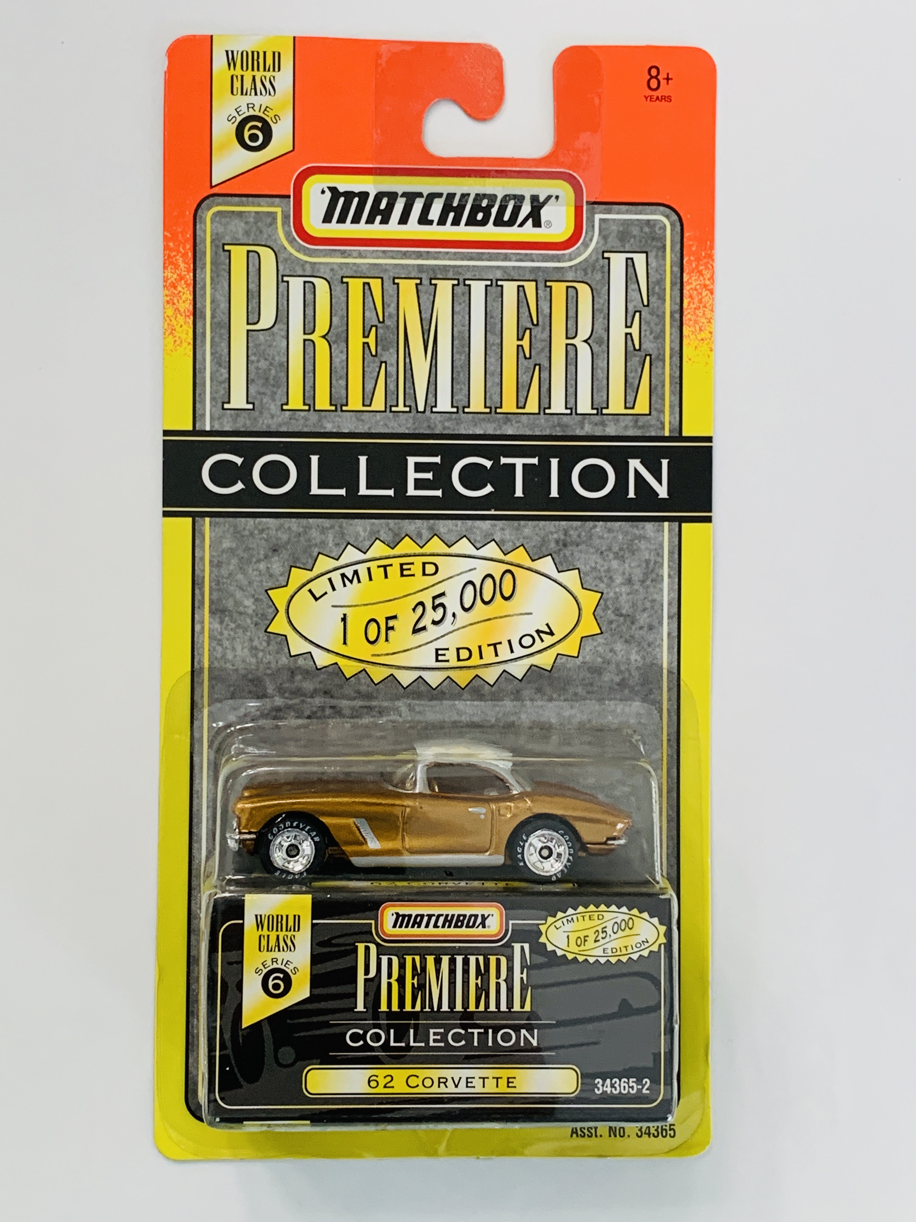 Matchbox Premiere World Class '62 Corvette - Gold