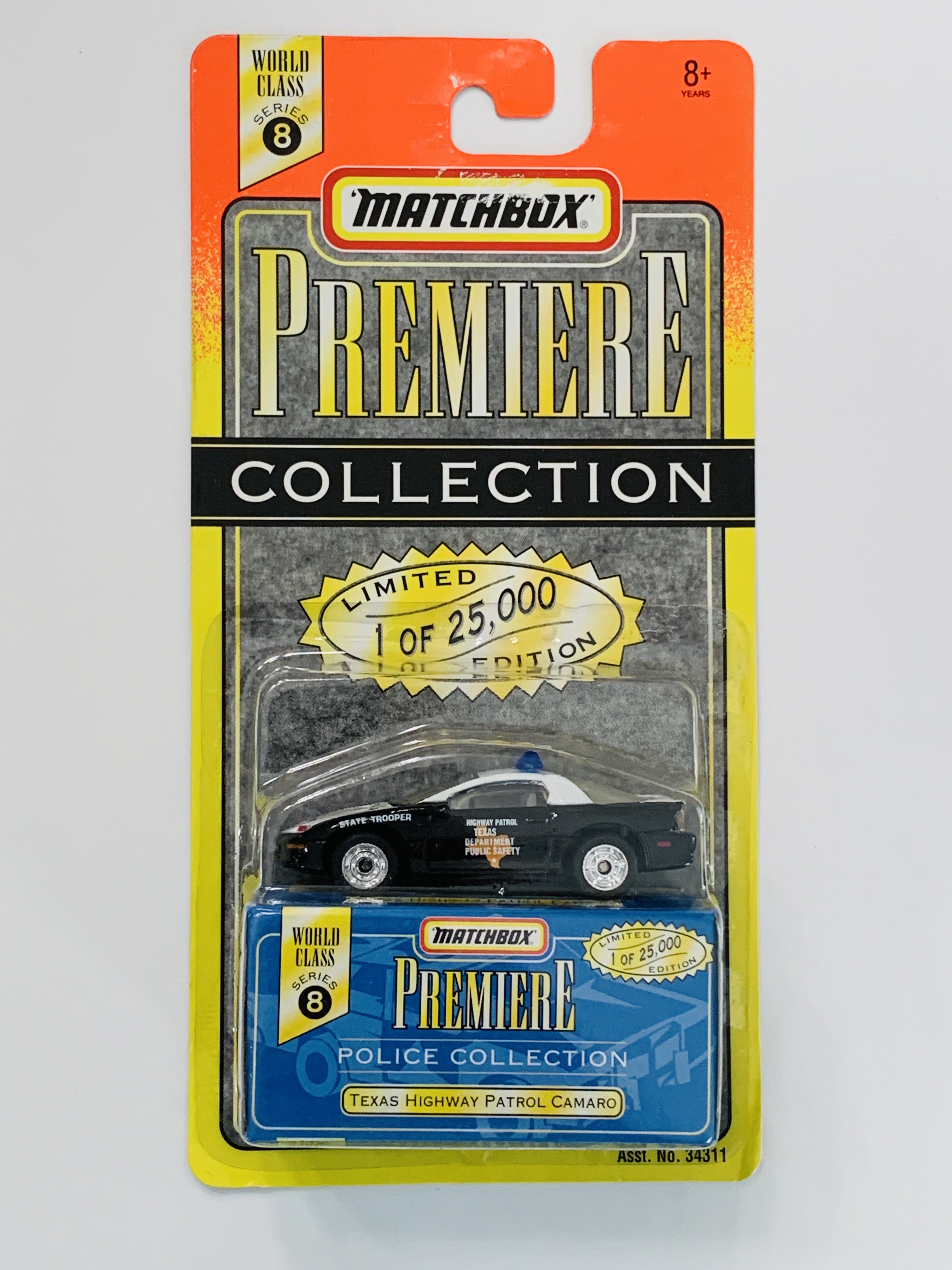 Matchbox Premiere World Class Texas Highway Patrol Camaro