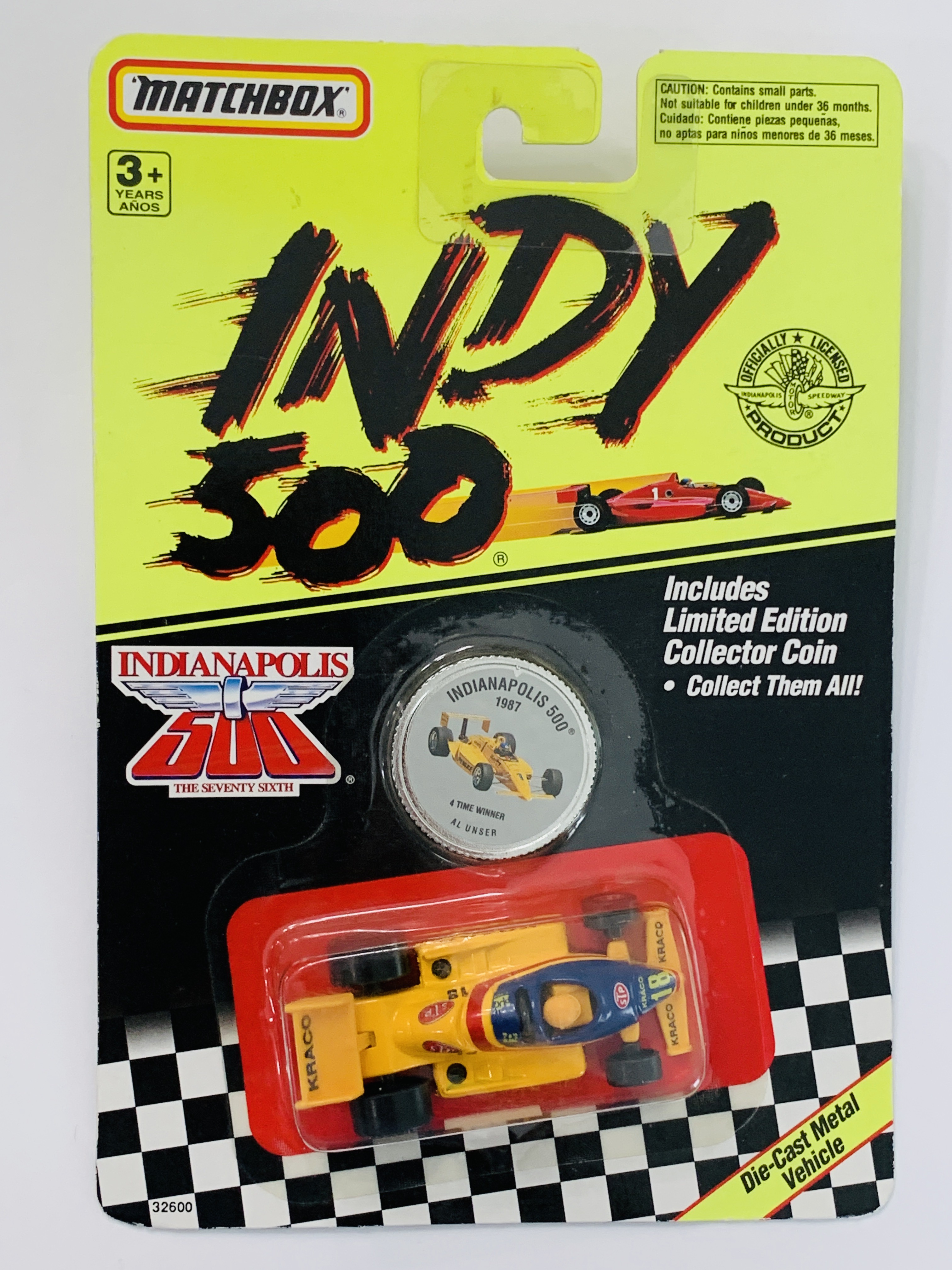 Matchbox Indy 500 1987 4 Time Winner Kraco Al Unser