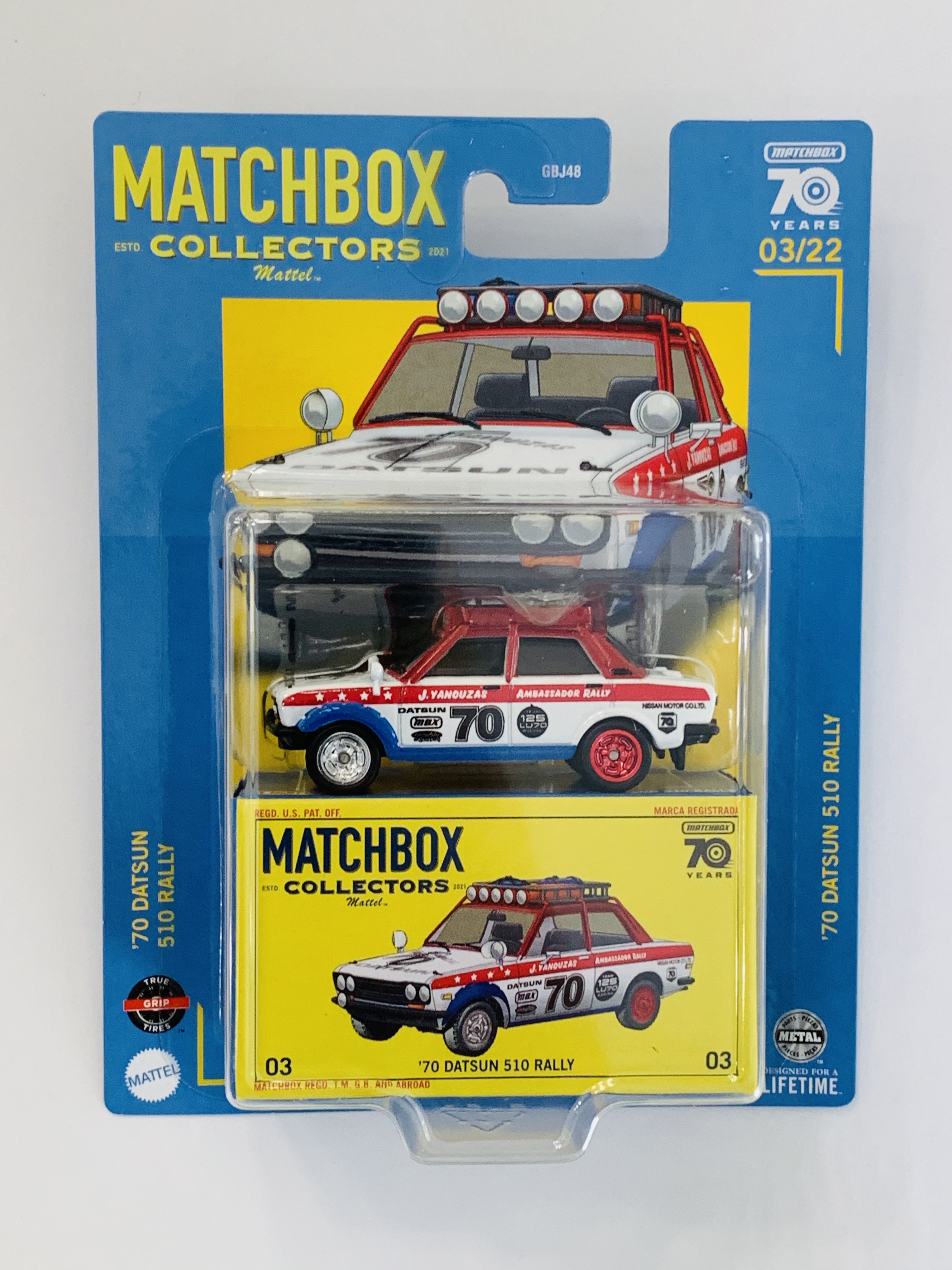 Matchbox Collectors '70 Datsun 510 Rally