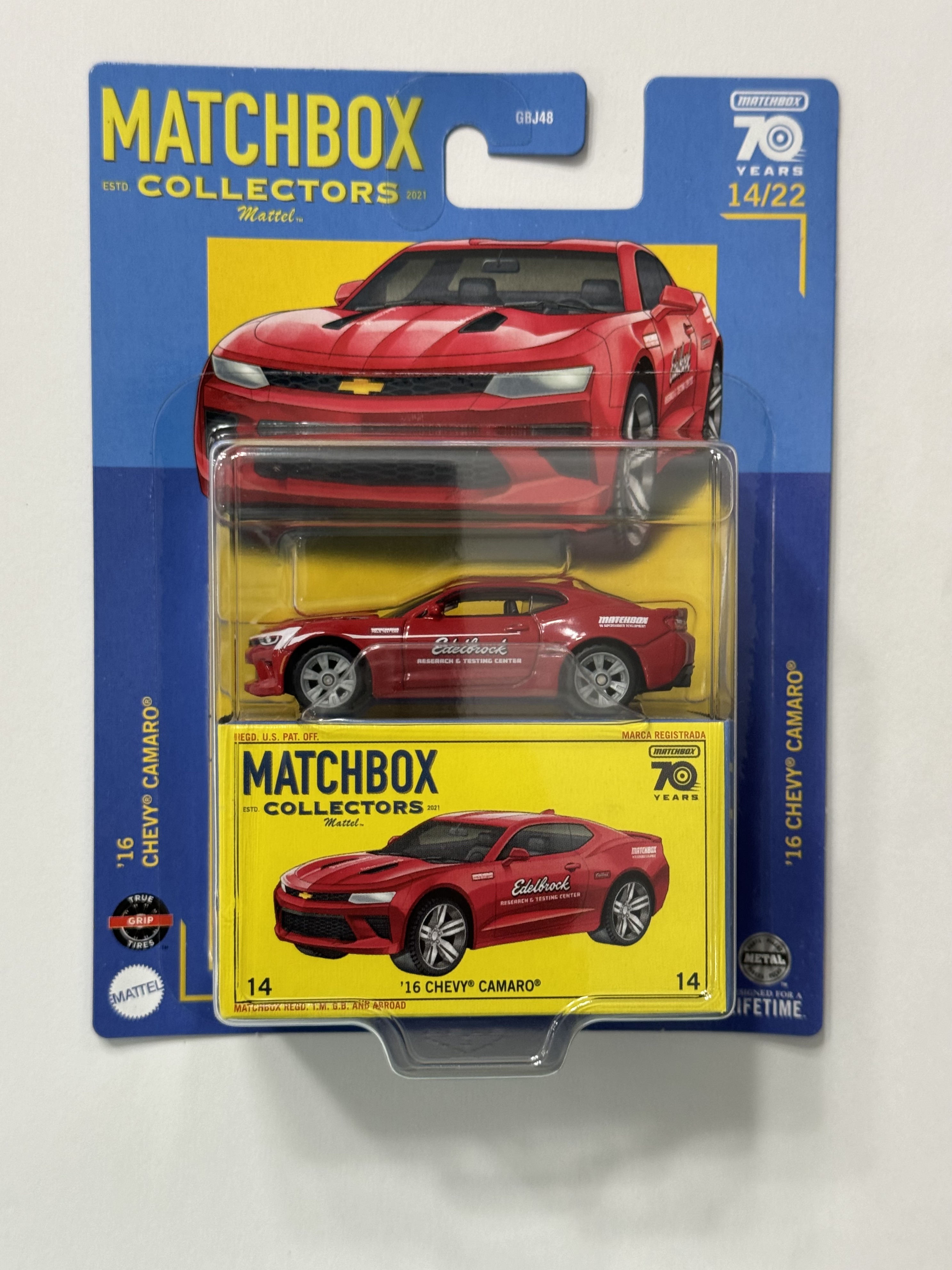 Matchbox Collectors #14 '16 Chevy Camaro